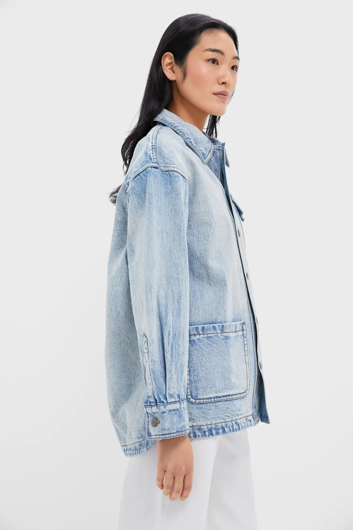 Acid Wash Denim Reese Barn Jacket
