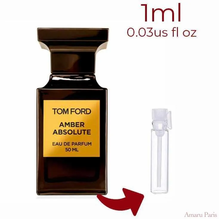Amber Absolute Tom Ford for women and men Decant Samples