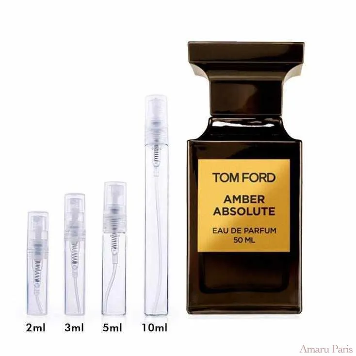 Amber Absolute Tom Ford for women and men Decant Samples