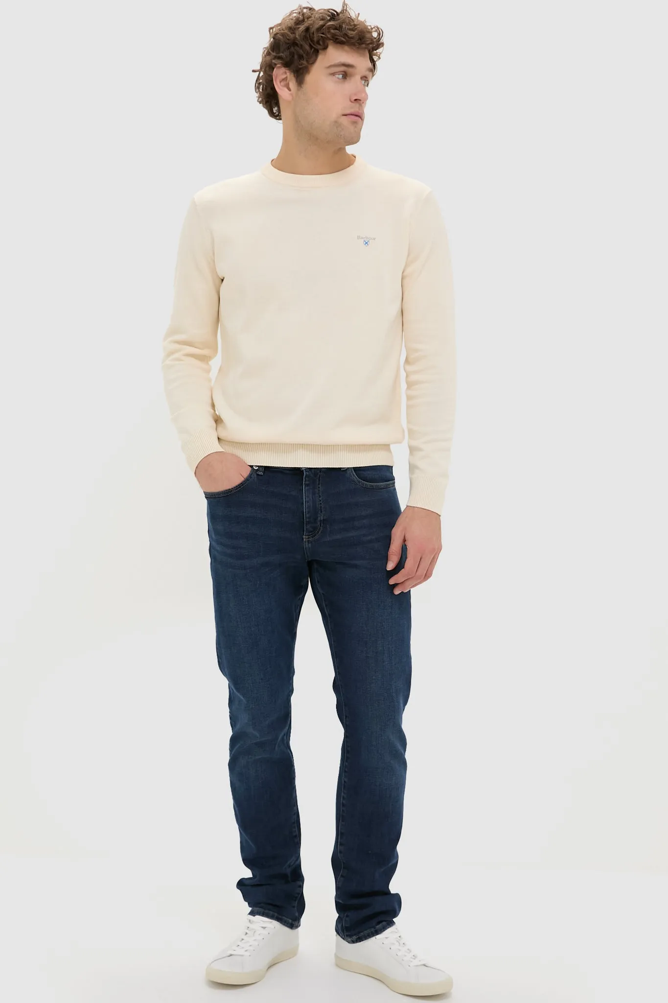 Antique White Lingwood Crewneck