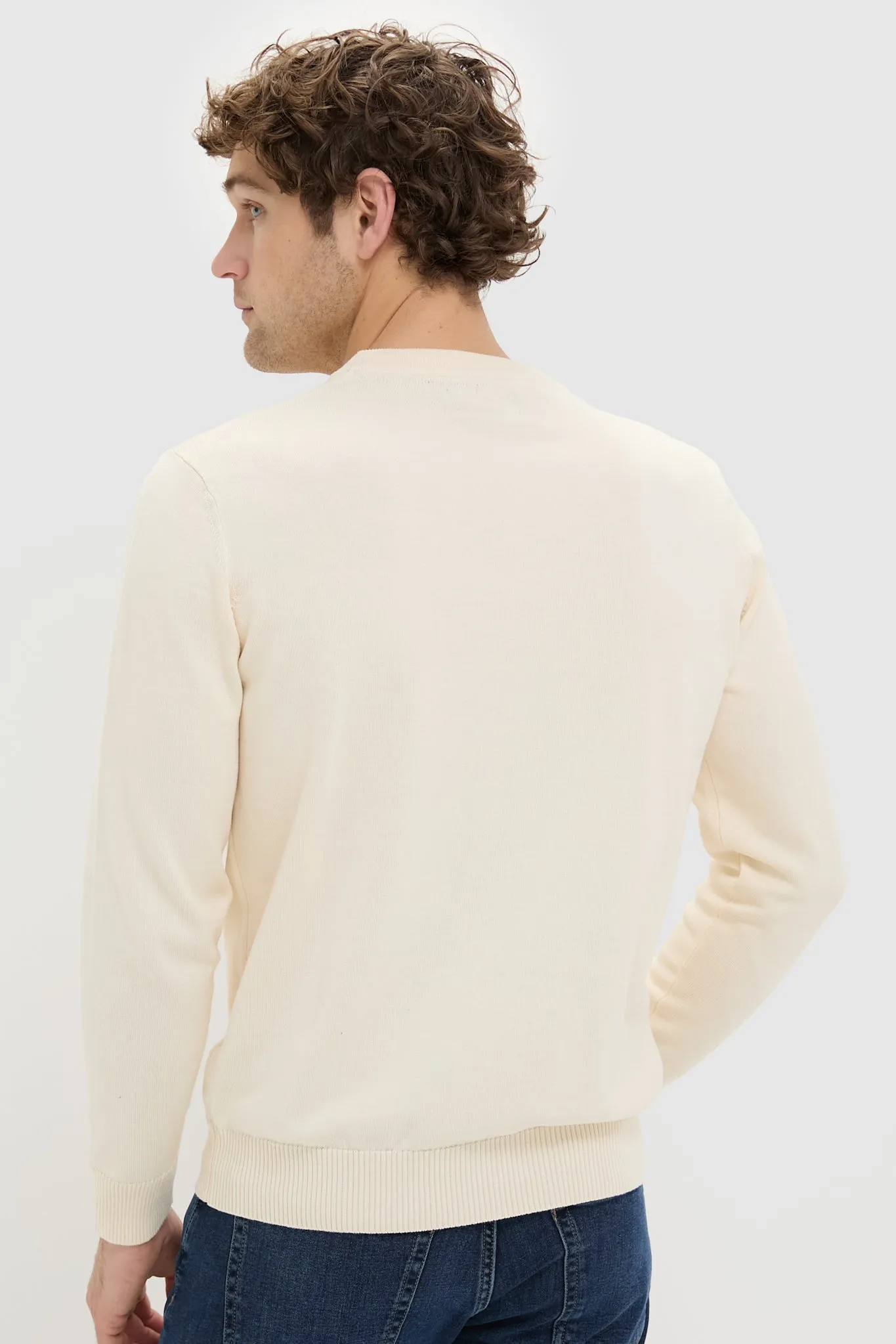 Antique White Lingwood Crewneck