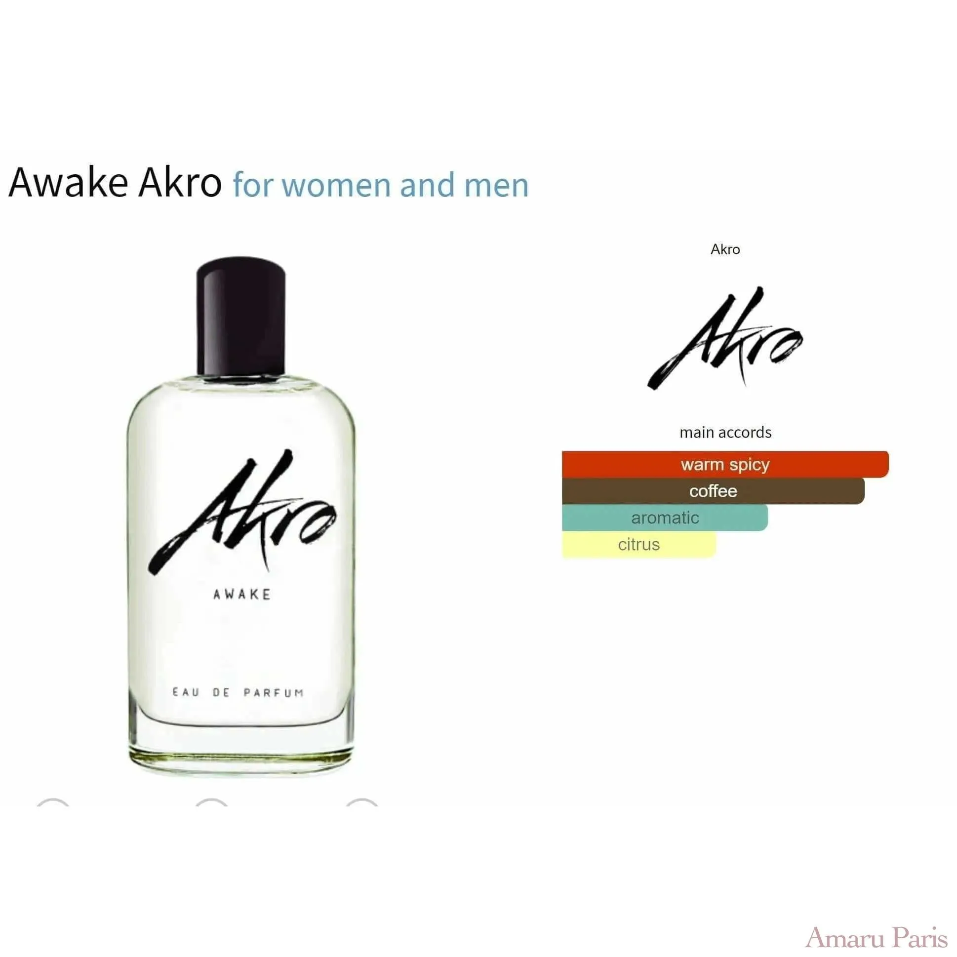 Awake Akro for women and men Decant Fragrance Samples