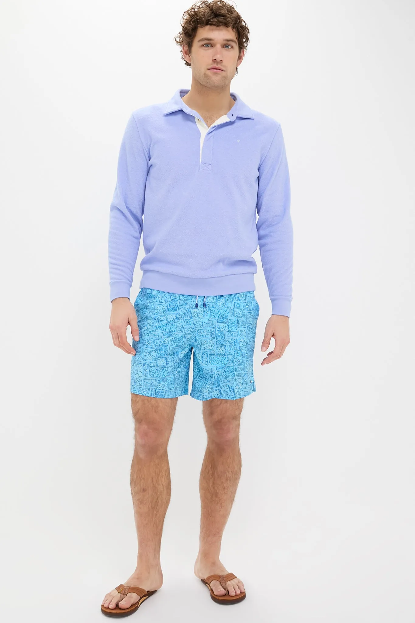 Big Chill Terry Collared Sweatshirt