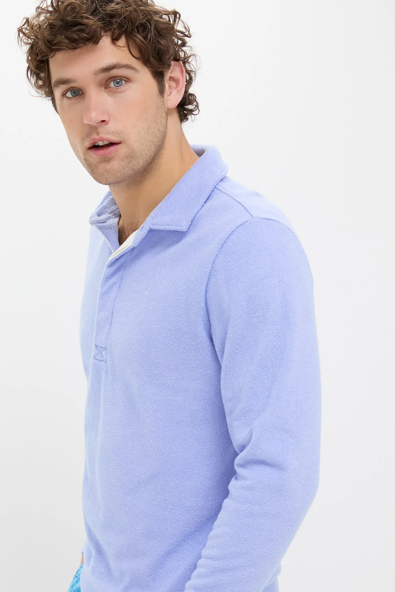Big Chill Terry Collared Sweatshirt