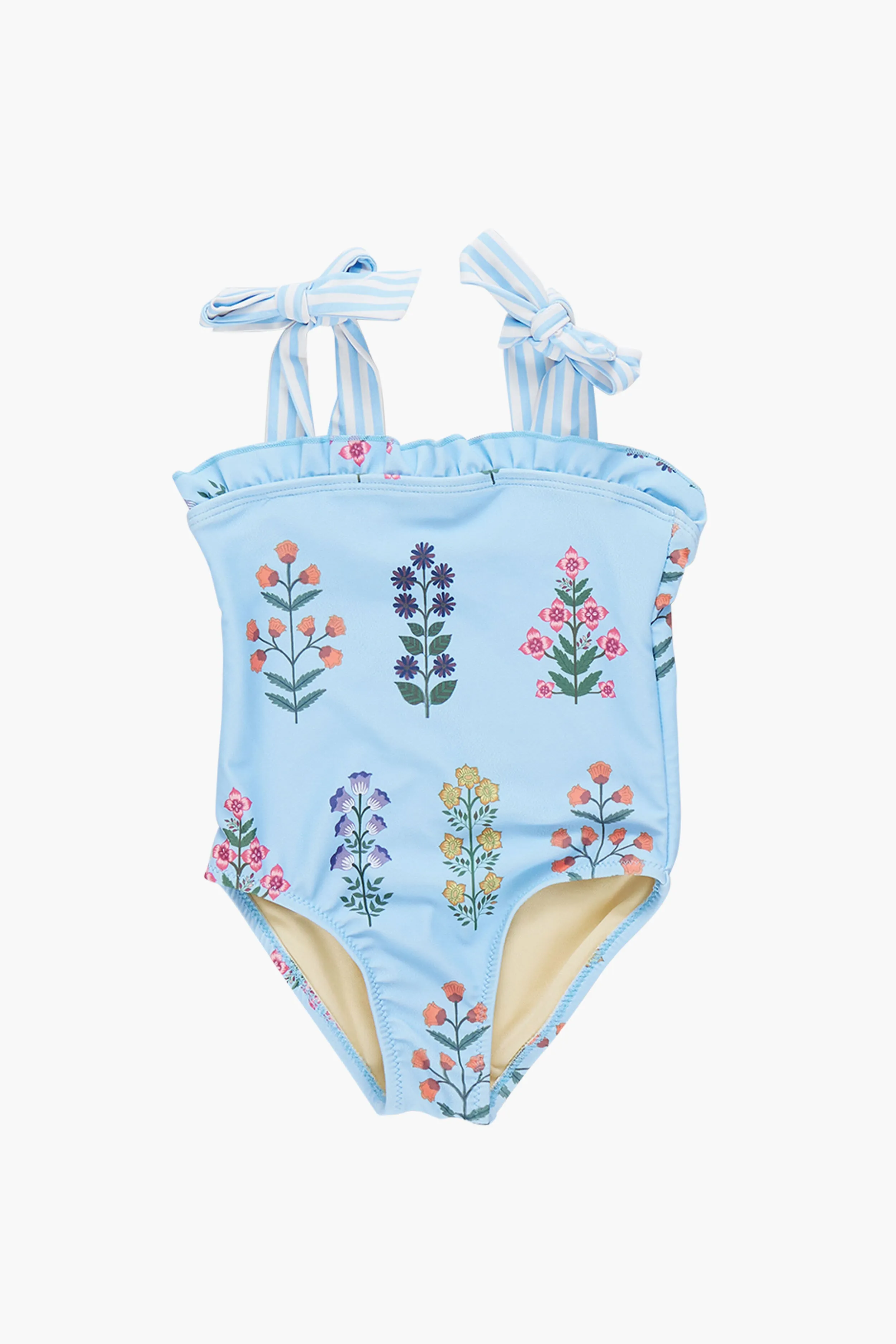Blue Belle Field Floral Hero Suit