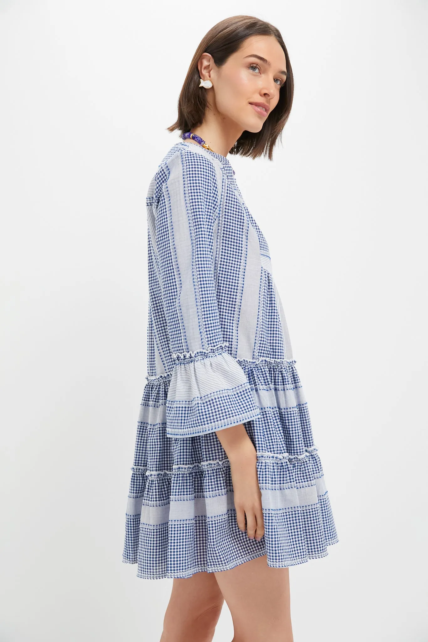 Blue Gingham Lanie Dress