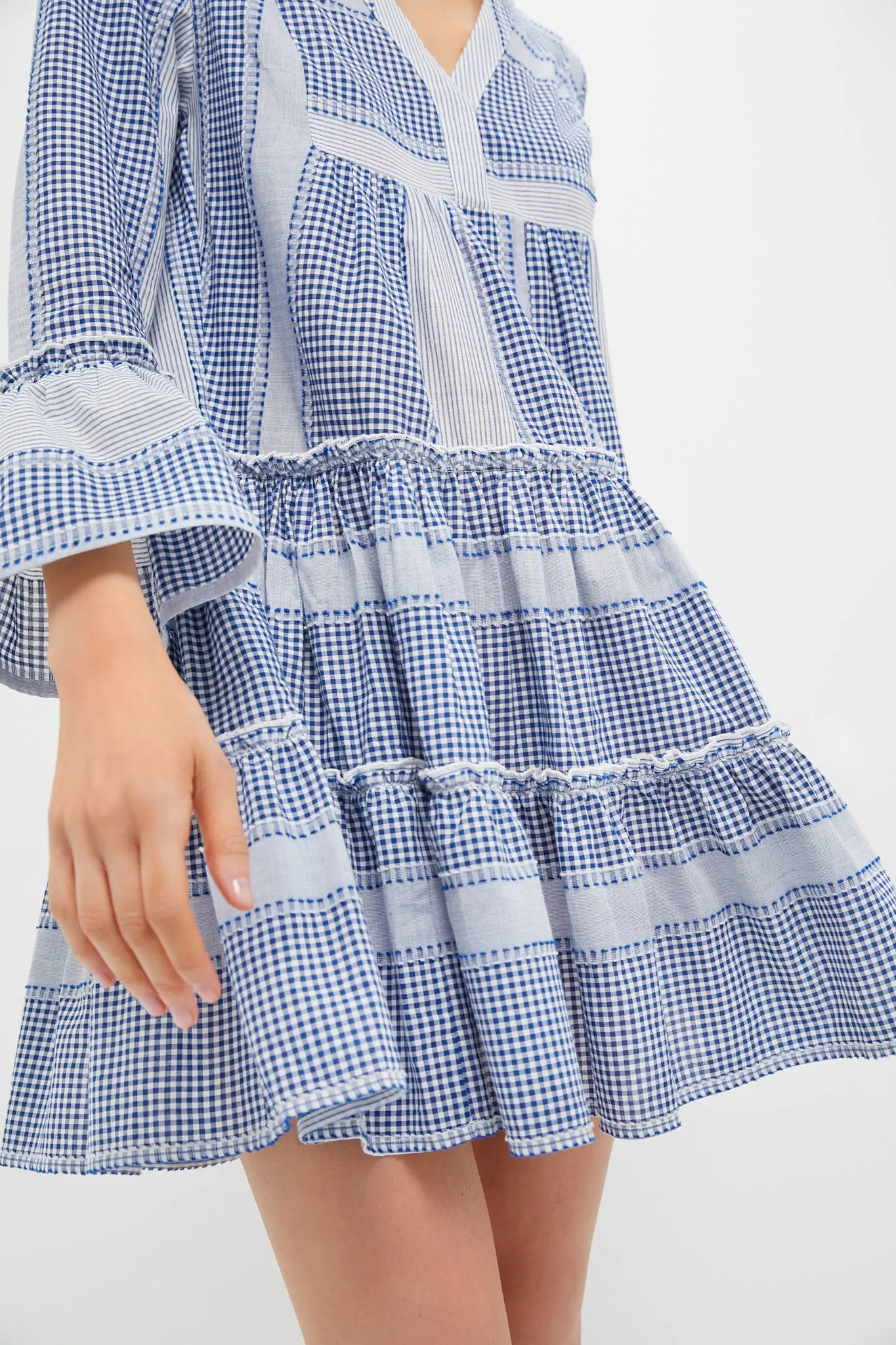 Blue Gingham Lanie Dress