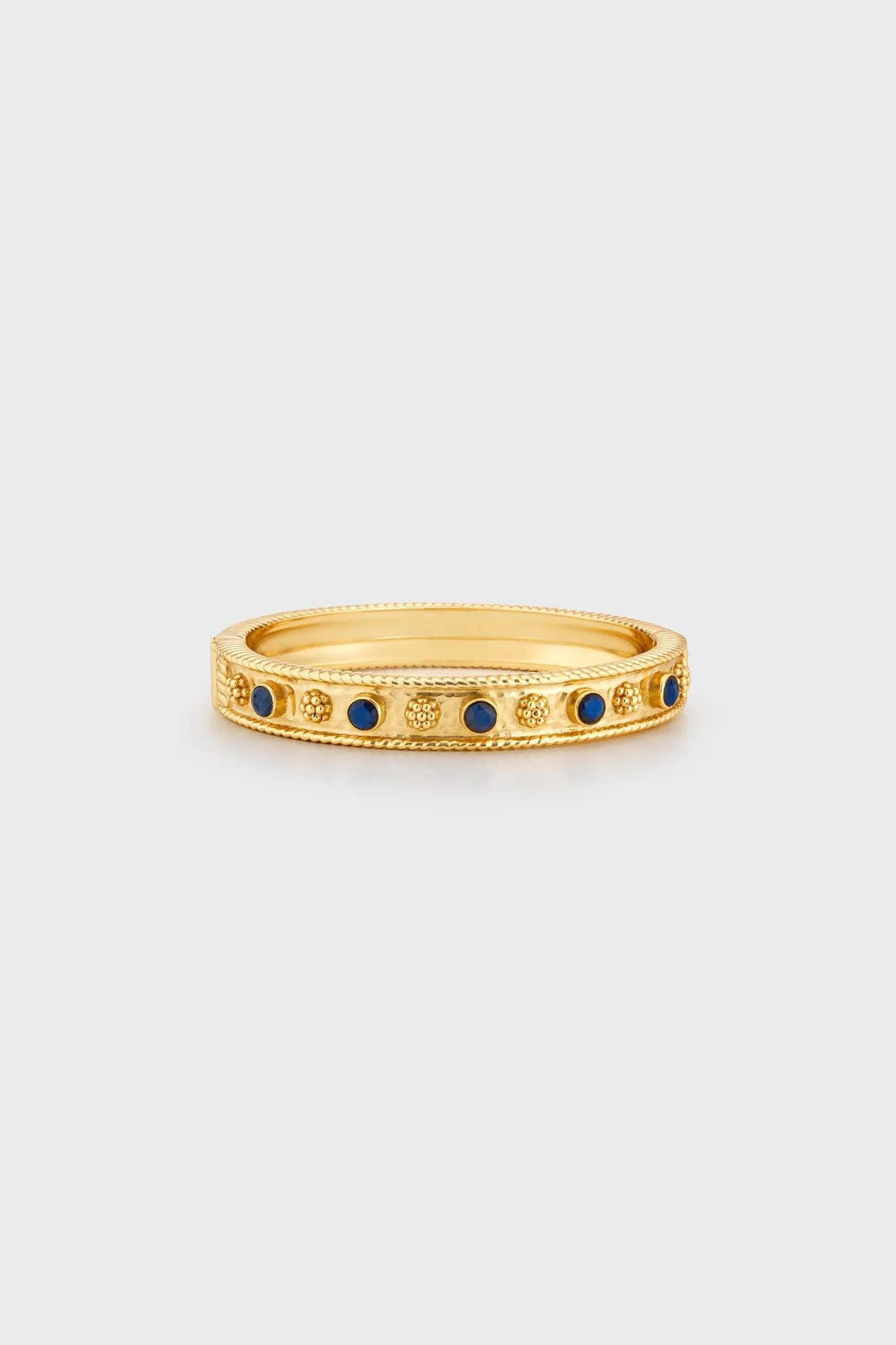 Blue Labradorite Berry Gem Classic Hinged Bangle