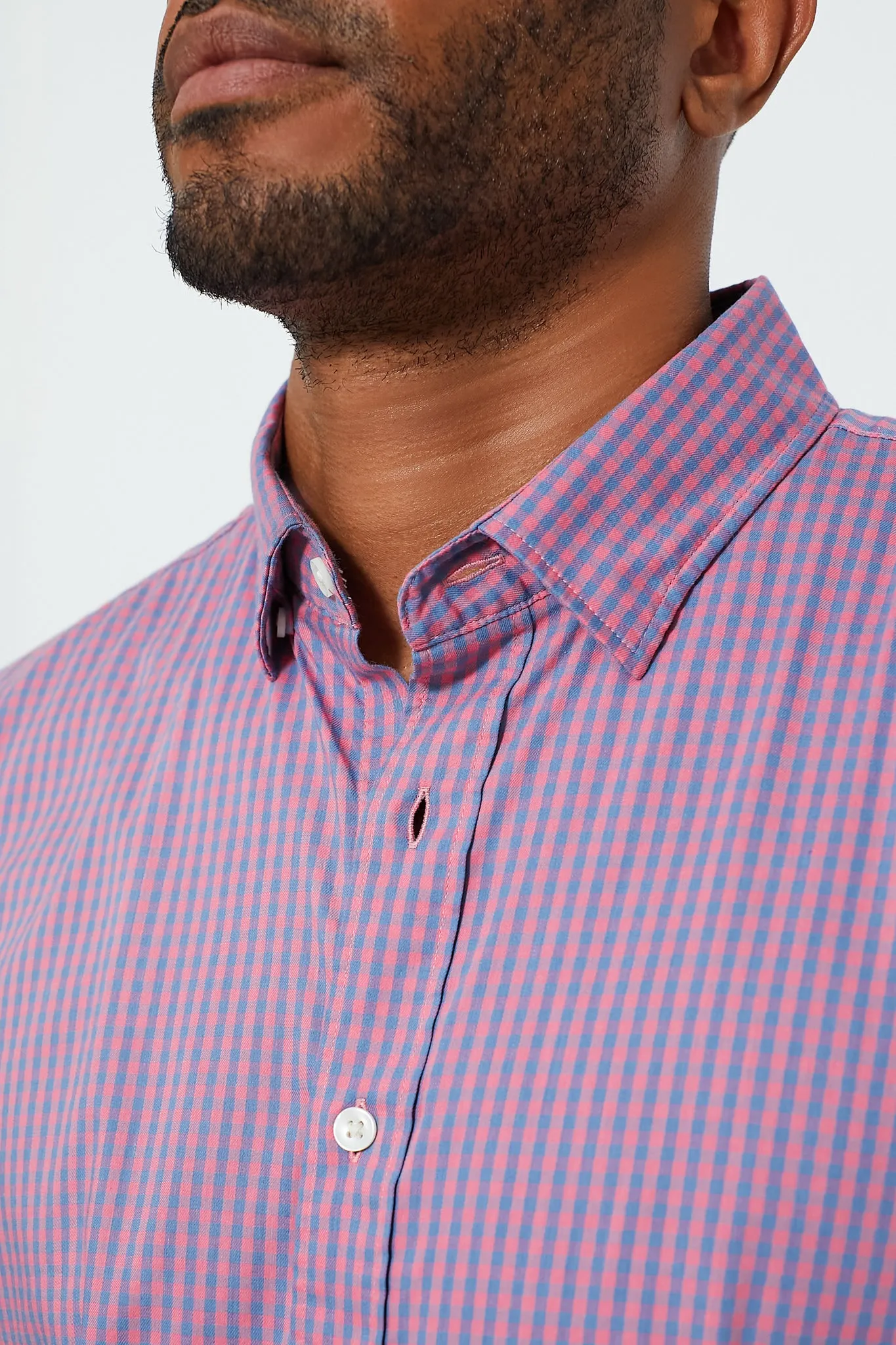Blue Rose Gingham Movement Shirt