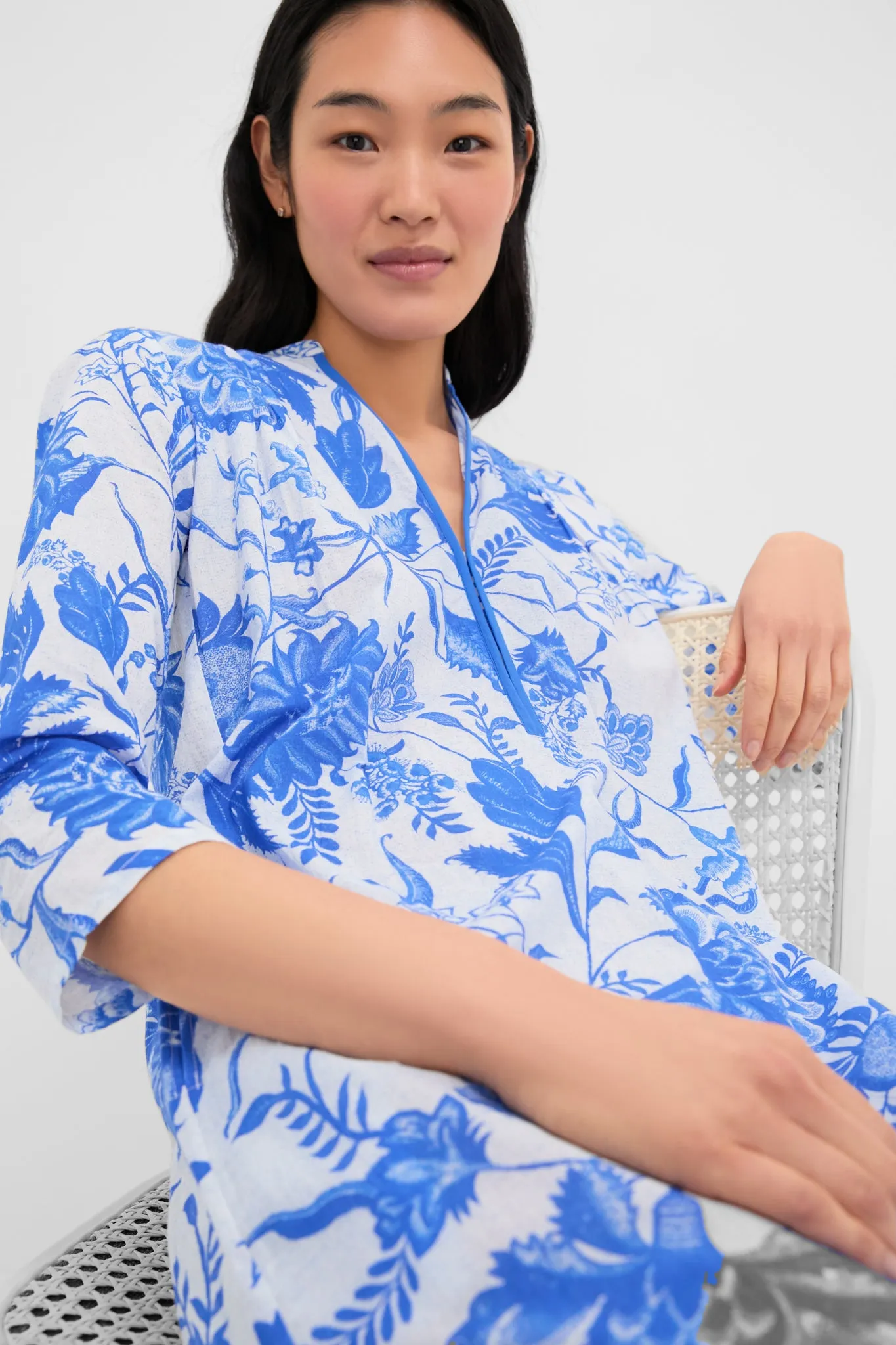 Blue Tiffany Asha Long Kurta