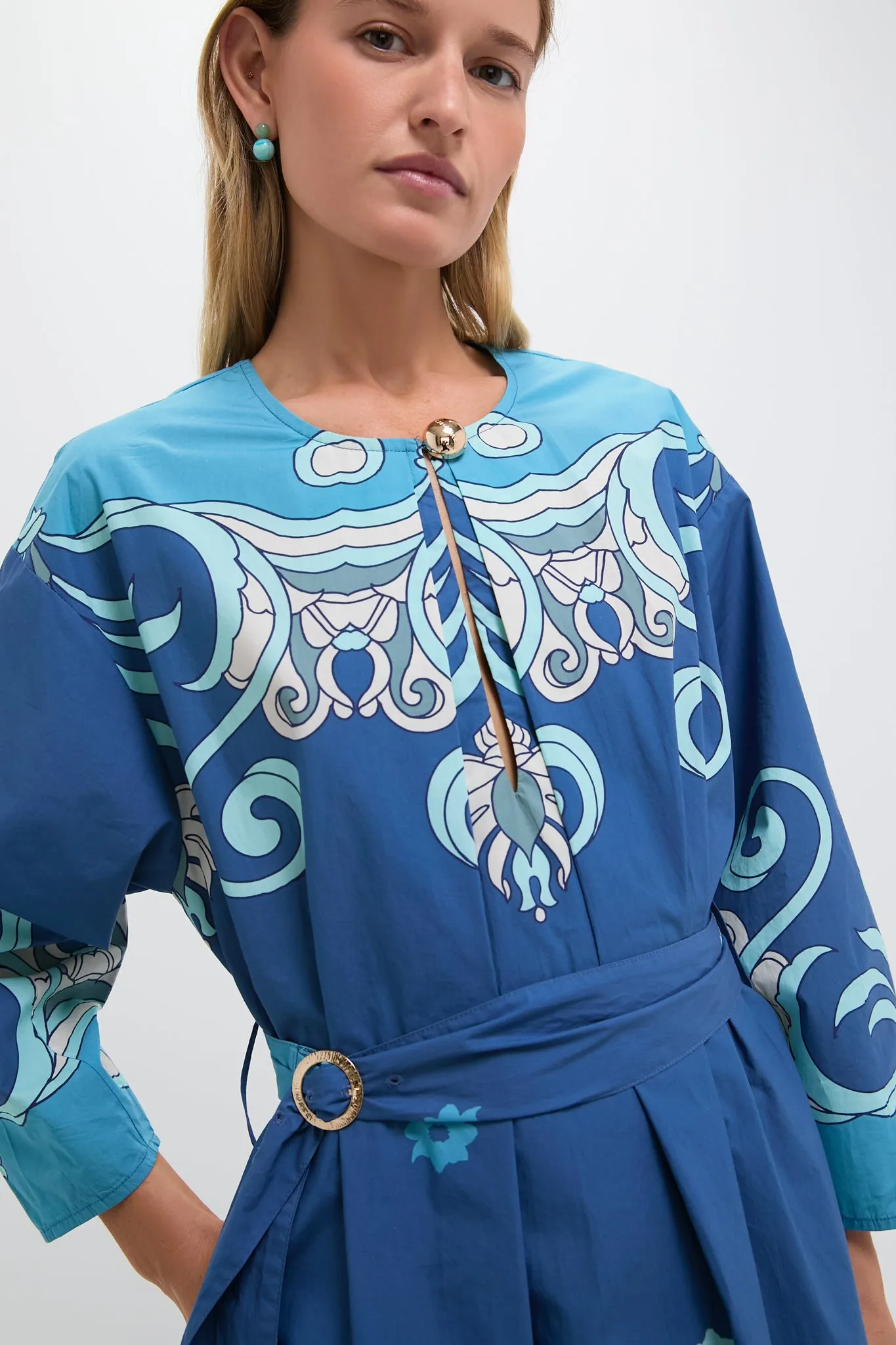 Blue Tiles Inae Dress