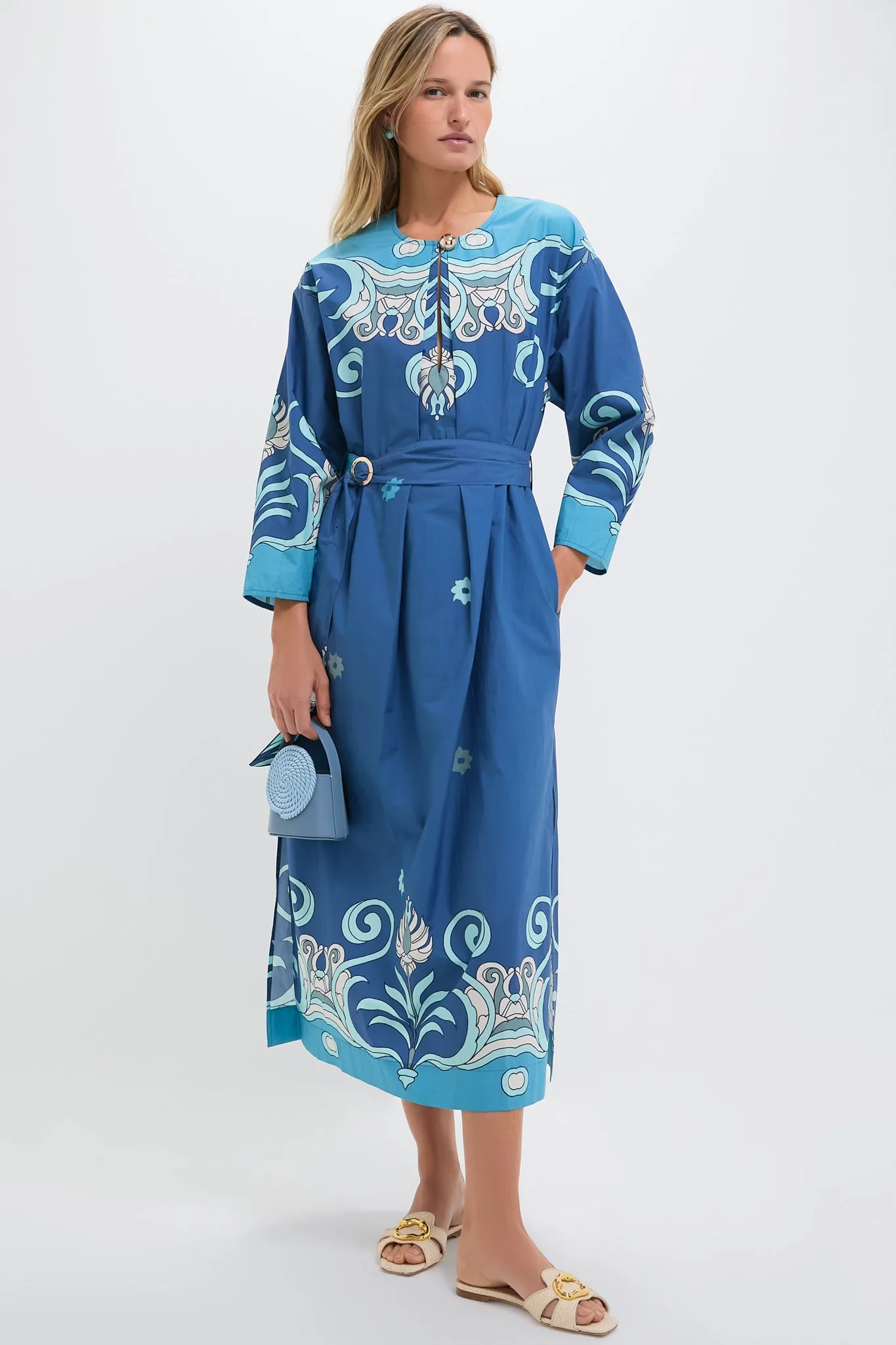 Blue Tiles Inae Dress