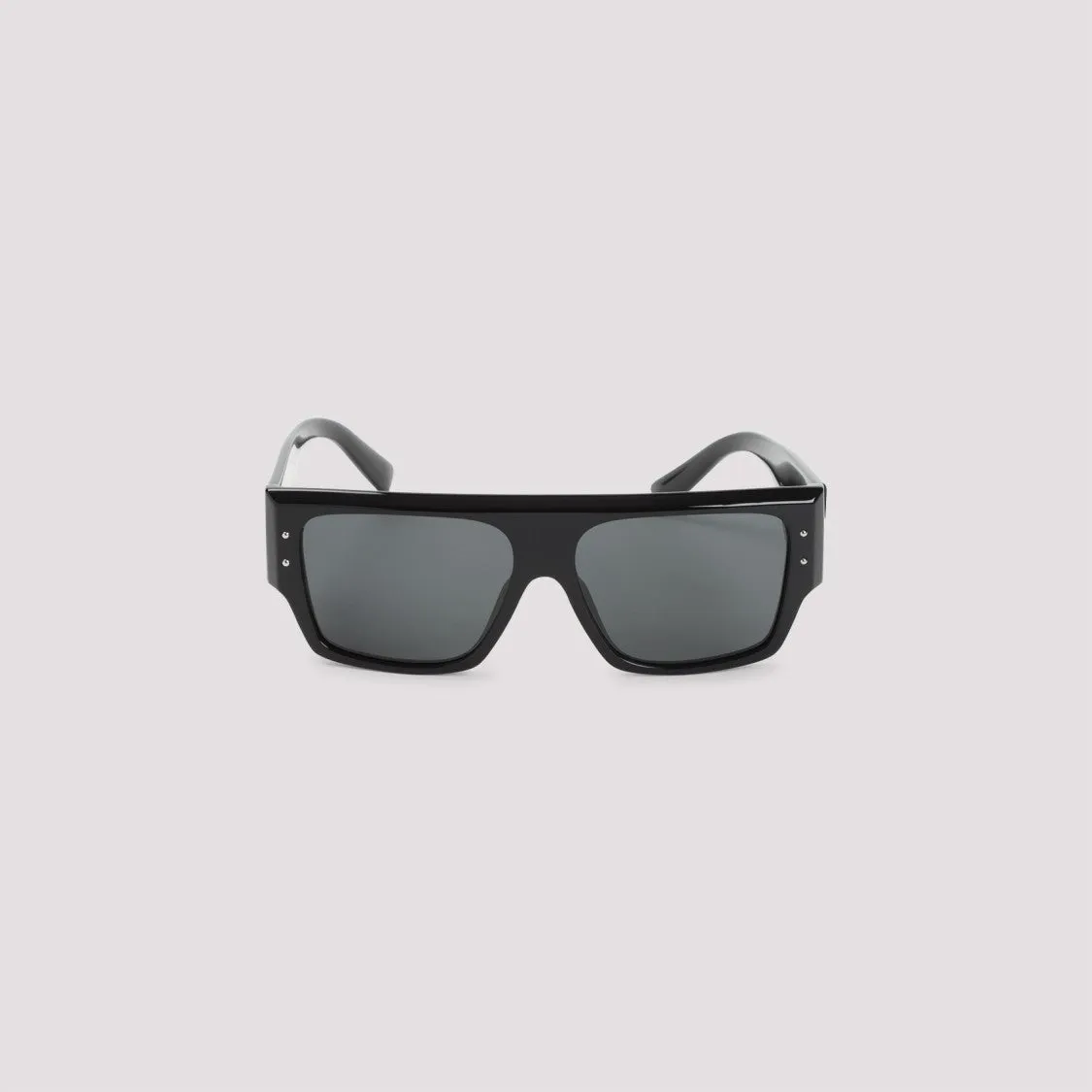 Bold Rectangular Frame Sunglasses With Acetate Construction