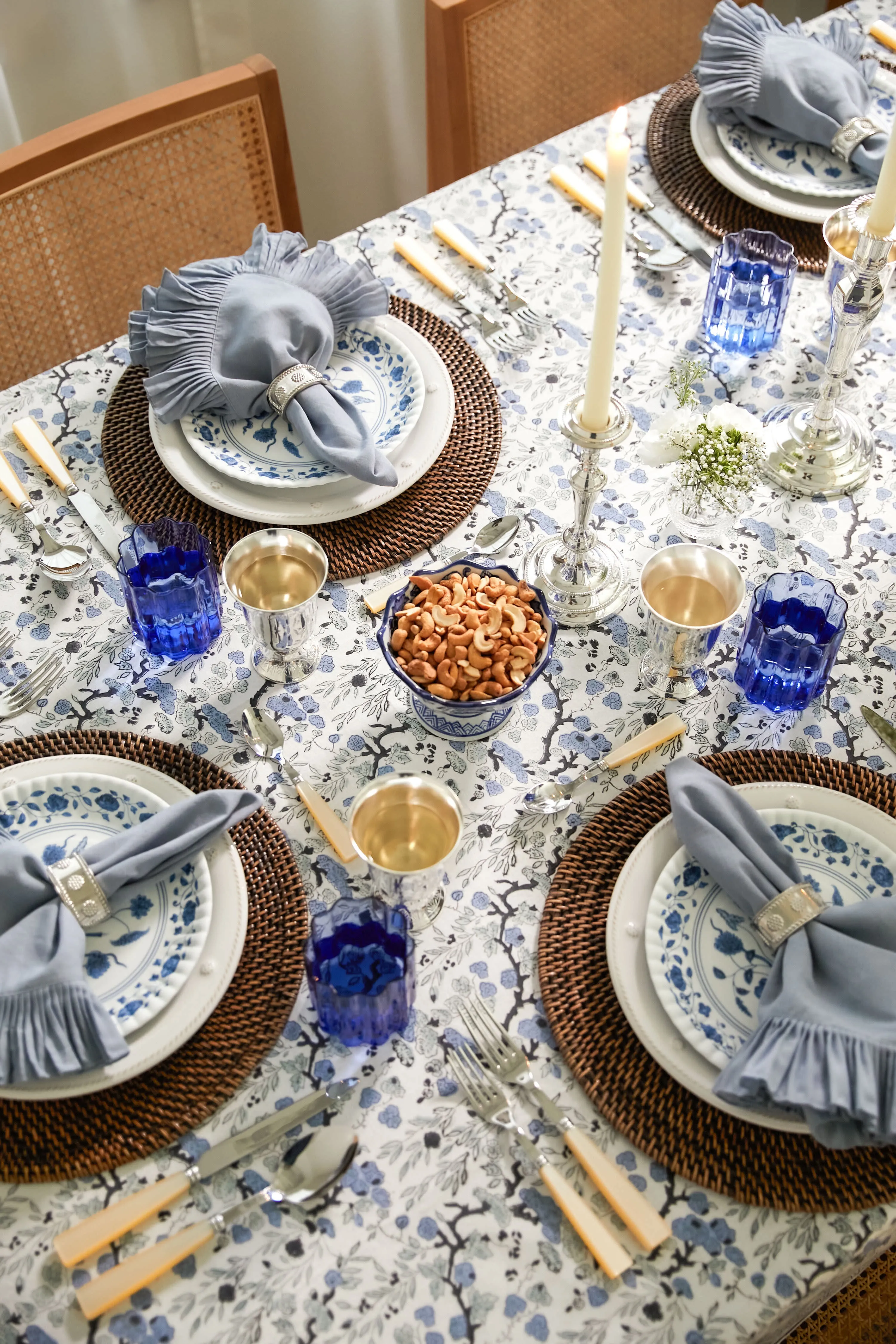 Botanical Melamine Plates (Set of 4)