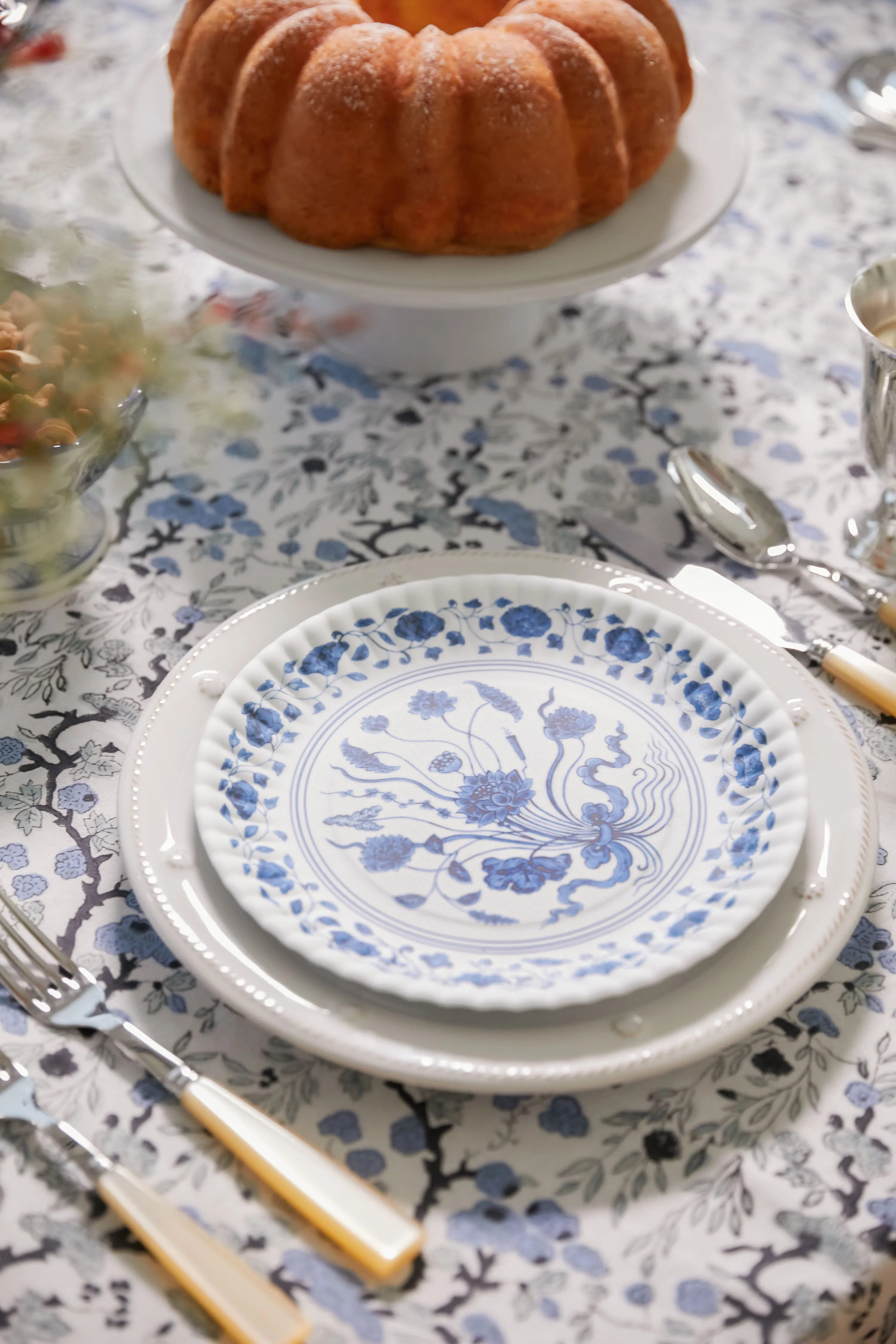 Botanical Melamine Plates (Set of 4)