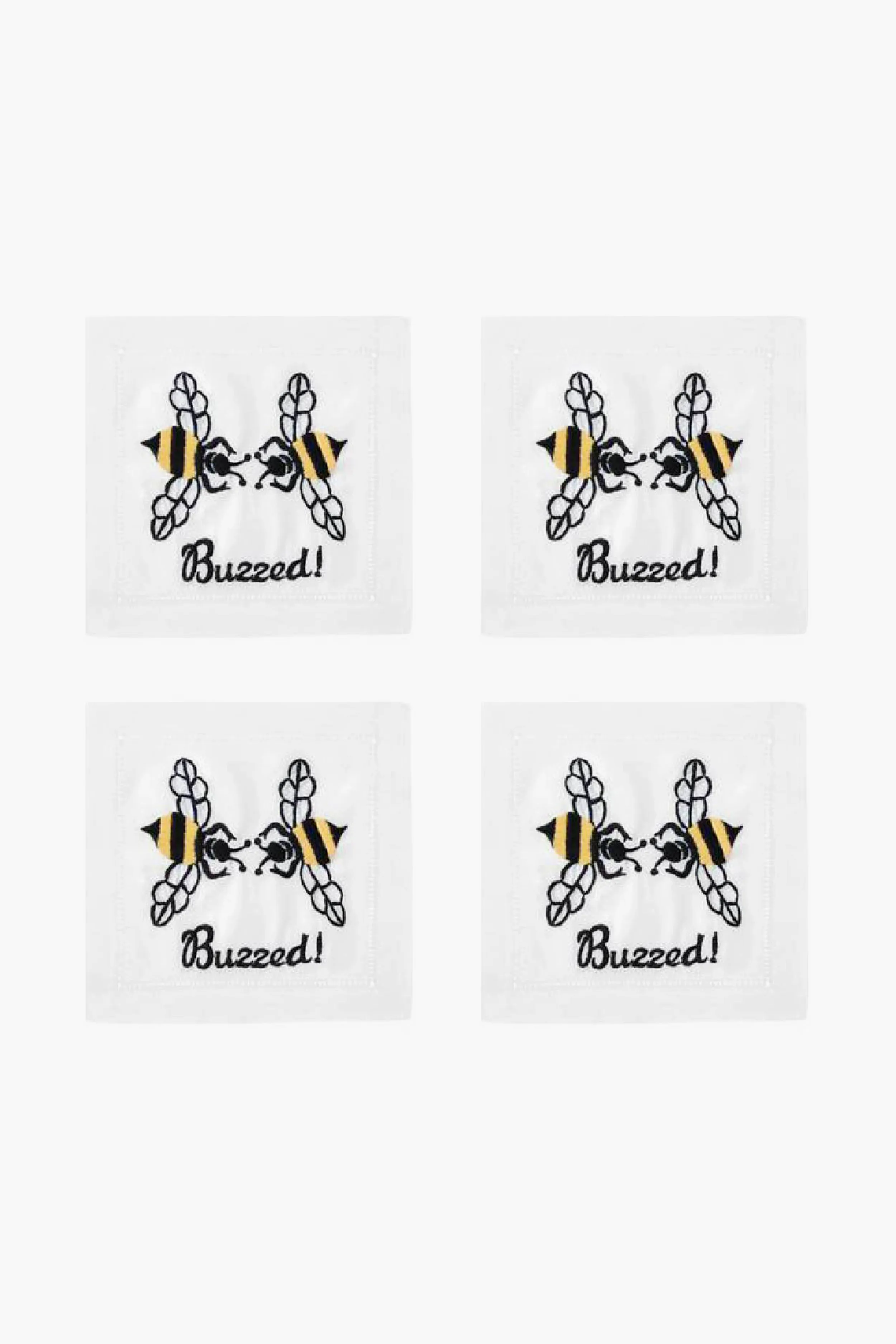 Buzzed Cocktail Napkins (Set of 4)