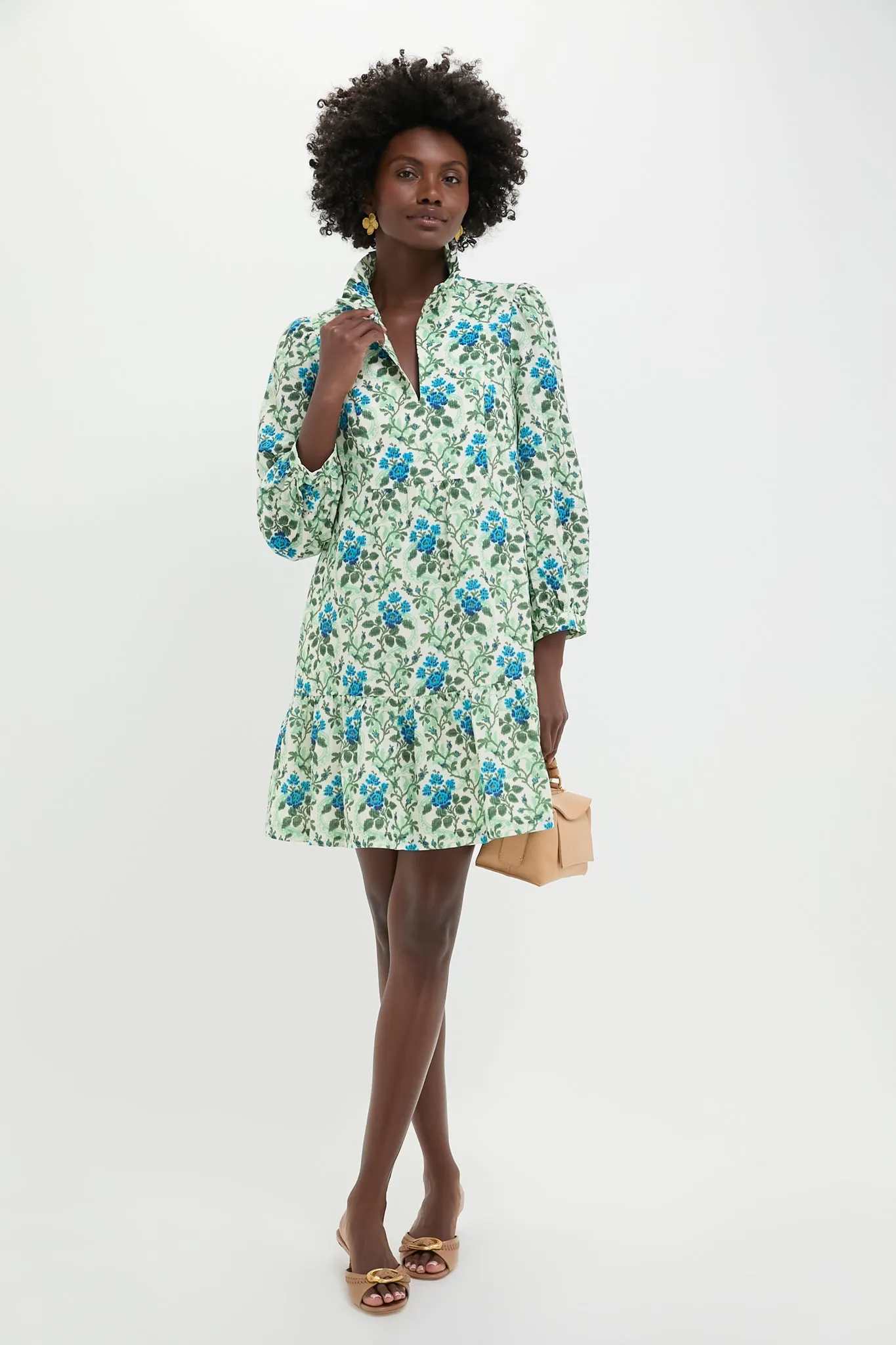 Cerulean Vine Palmerston Dress
