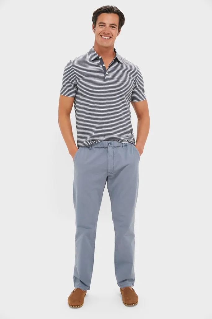 China Blue Athletic Fit Saturday Chino