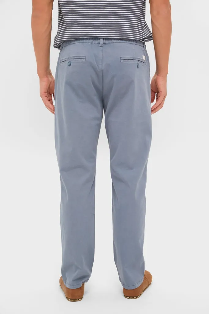 China Blue Athletic Fit Saturday Chino