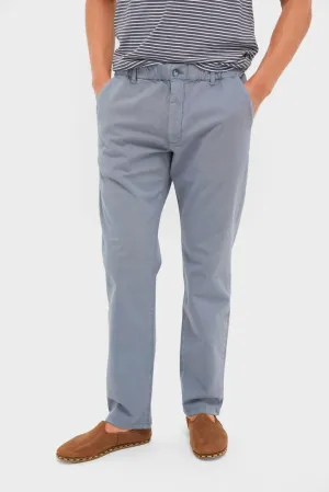 China Blue Athletic Fit Saturday Chino