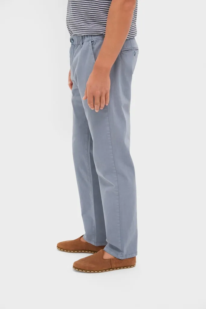 China Blue Athletic Fit Saturday Chino
