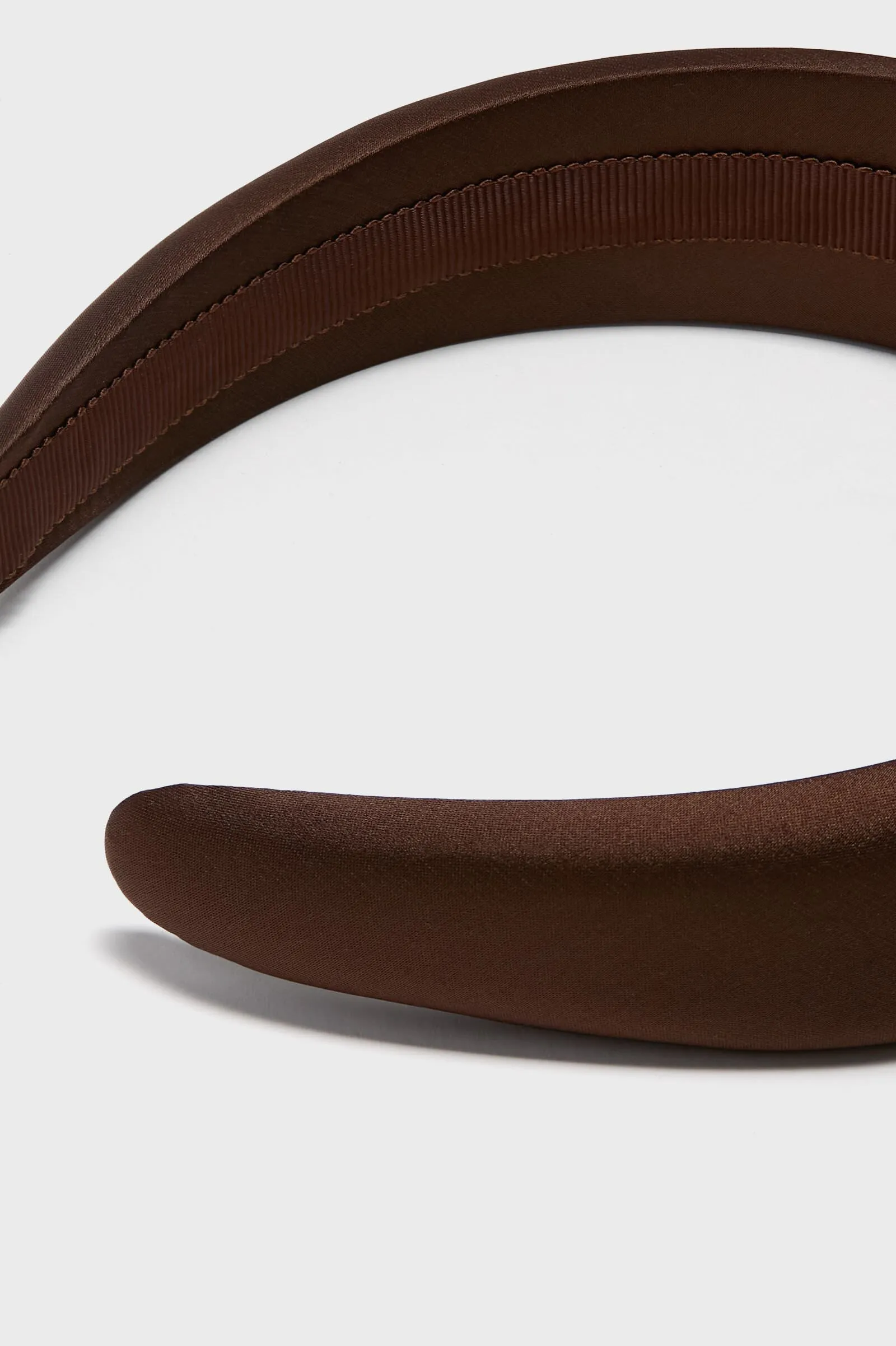 Chocolate Brown Padded Headband