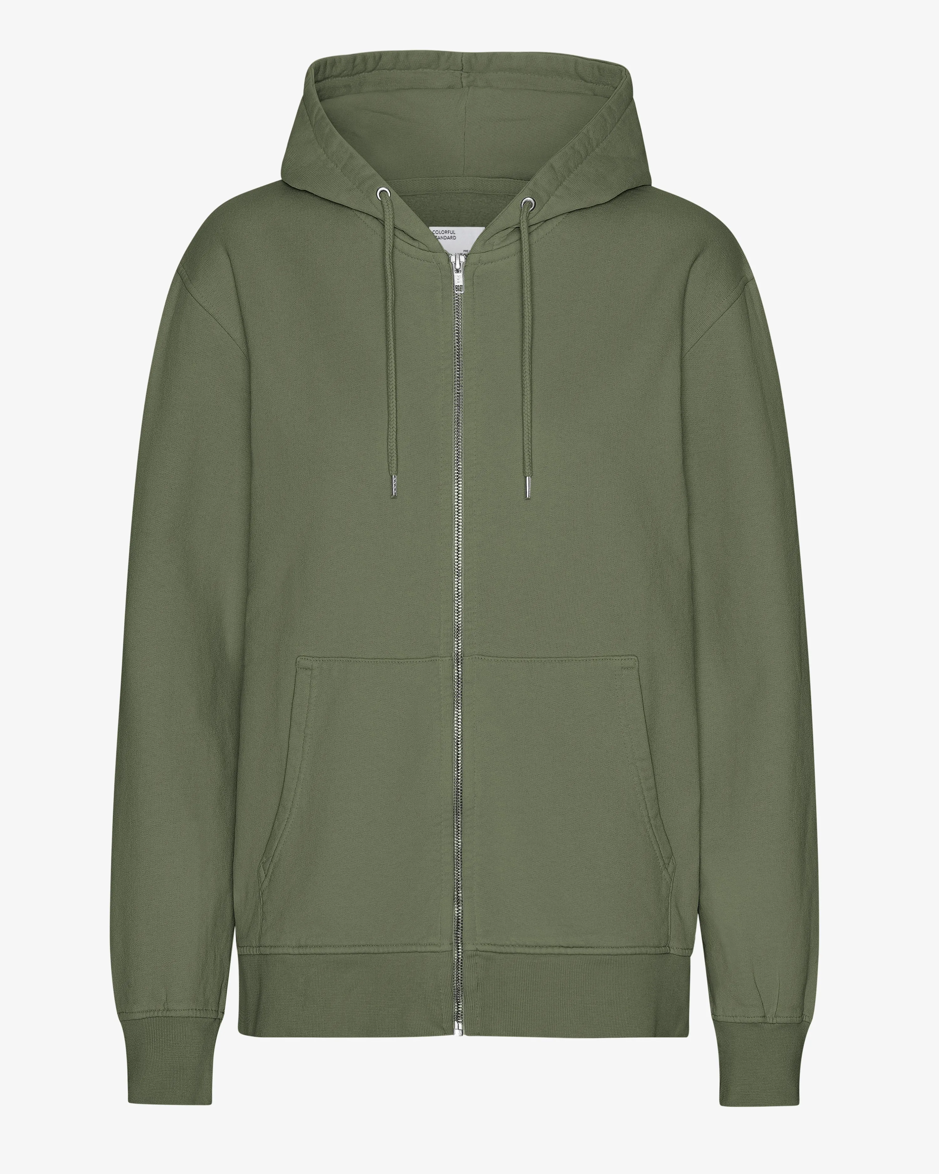 Classic Organic Zip Hood - Dusty Olive