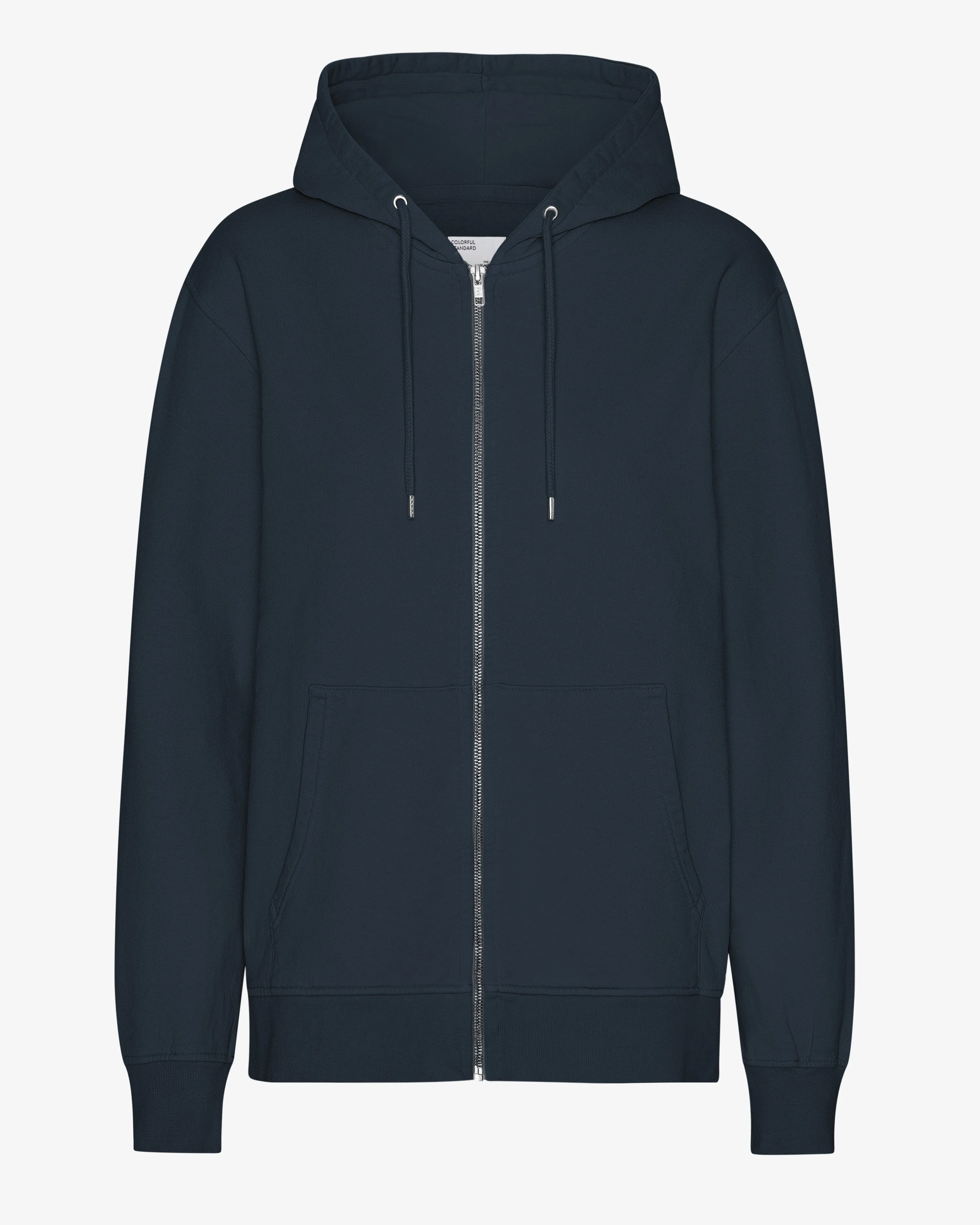Classic Organic Zip Hood - Navy Blue