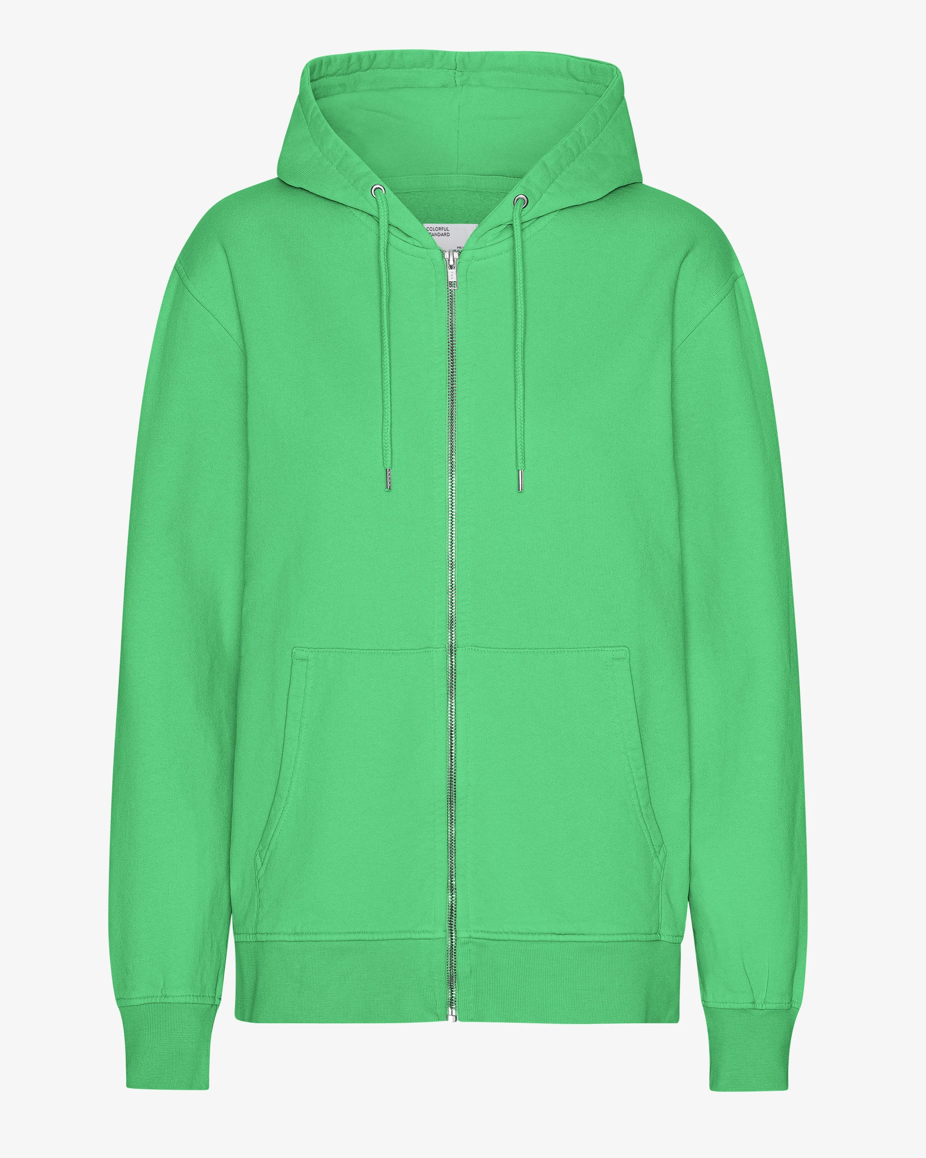 Classic Organic Zip Hood - Spring Green