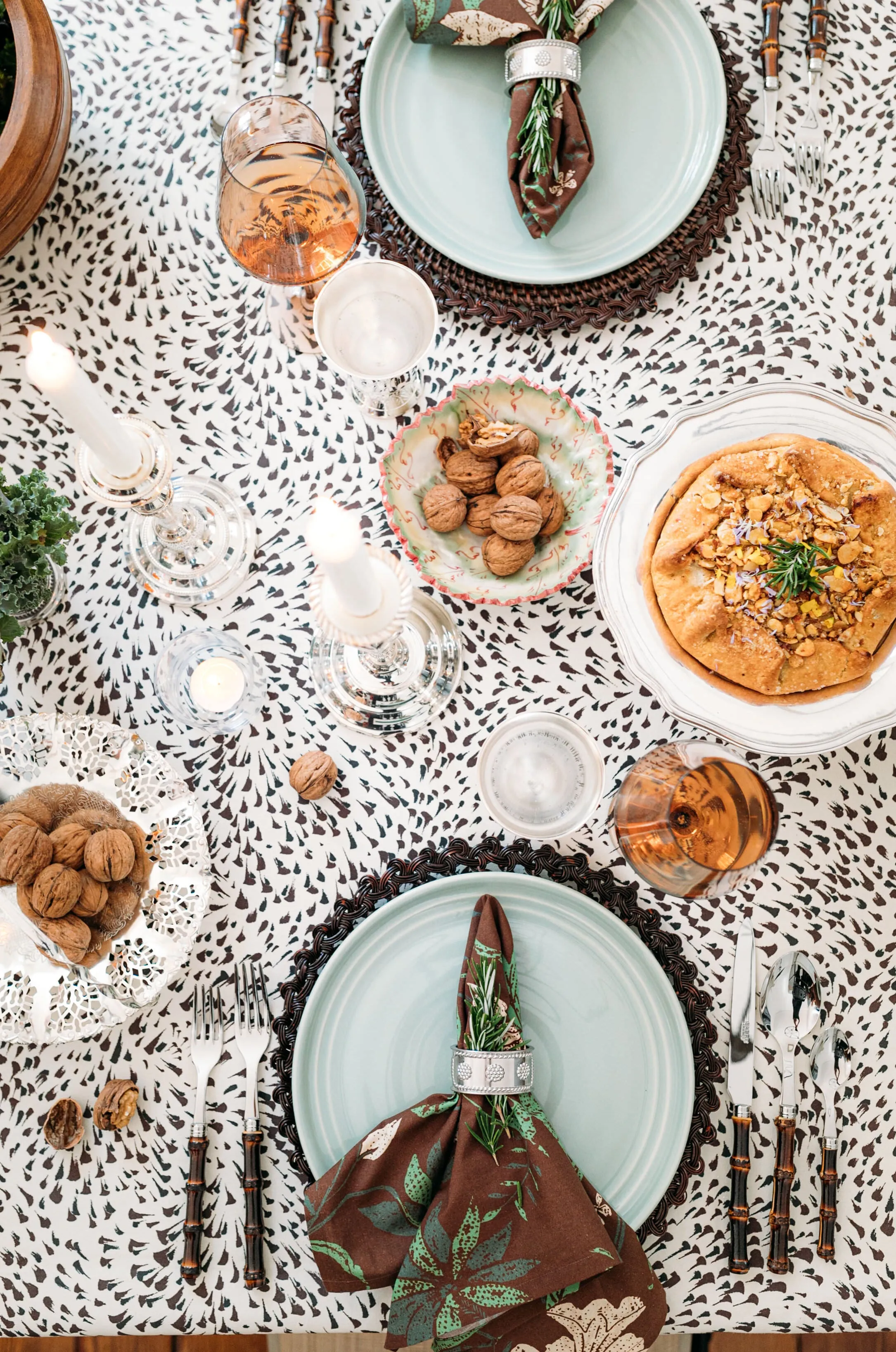 Cocoa Dot Tablecloth