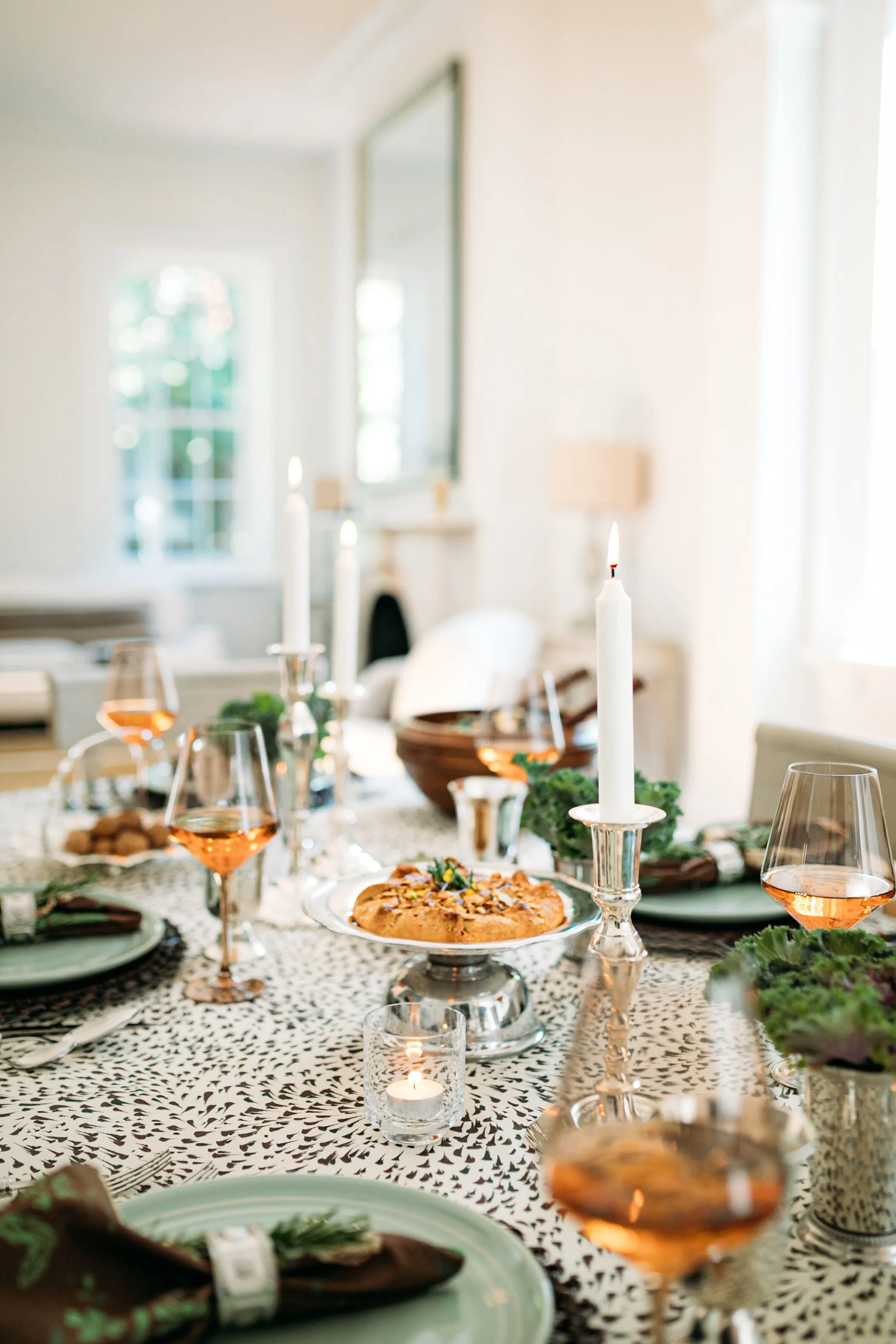 Cocoa Dot Tablecloth
