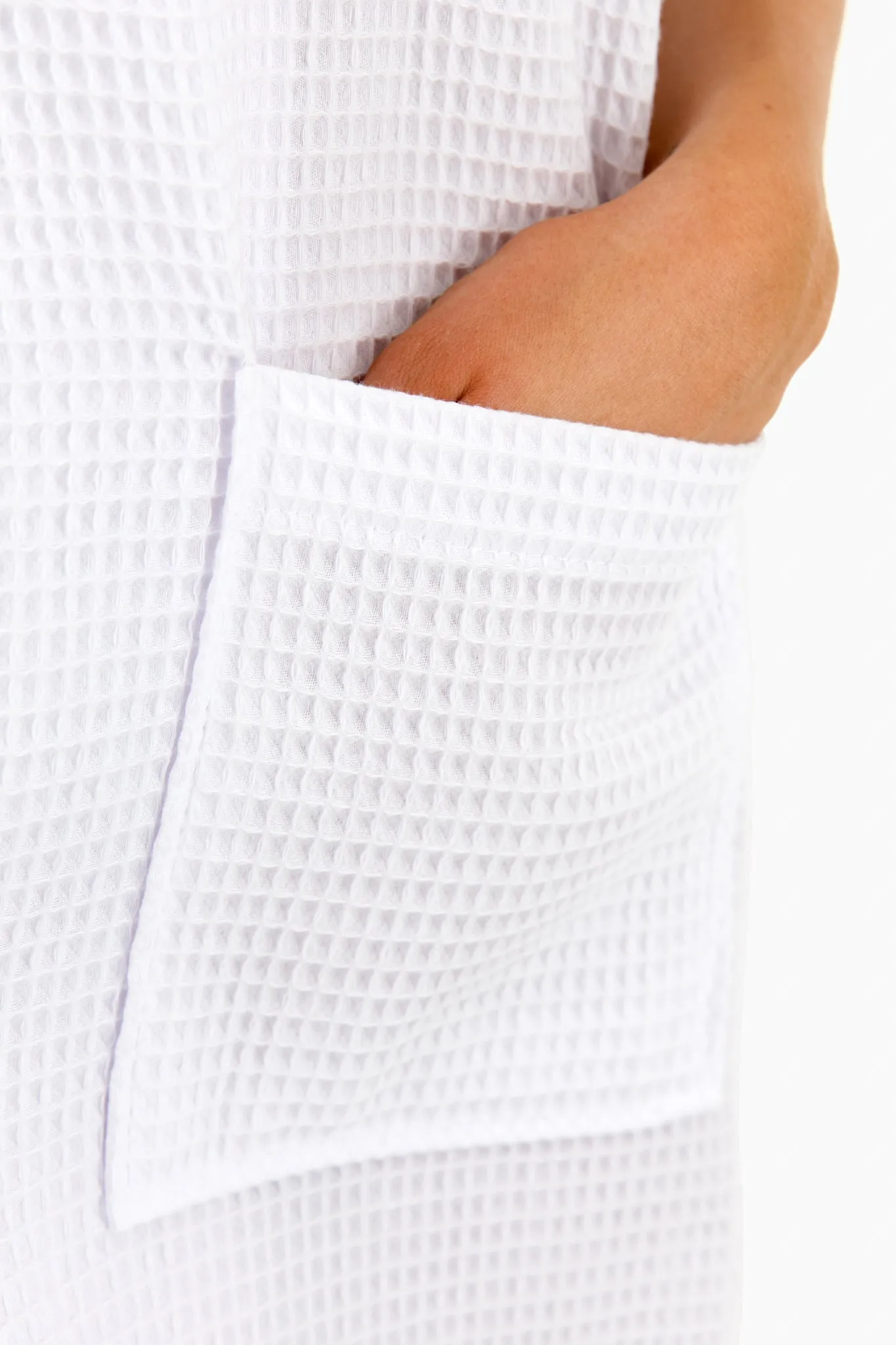 Cotton Waffle Bath Wrap