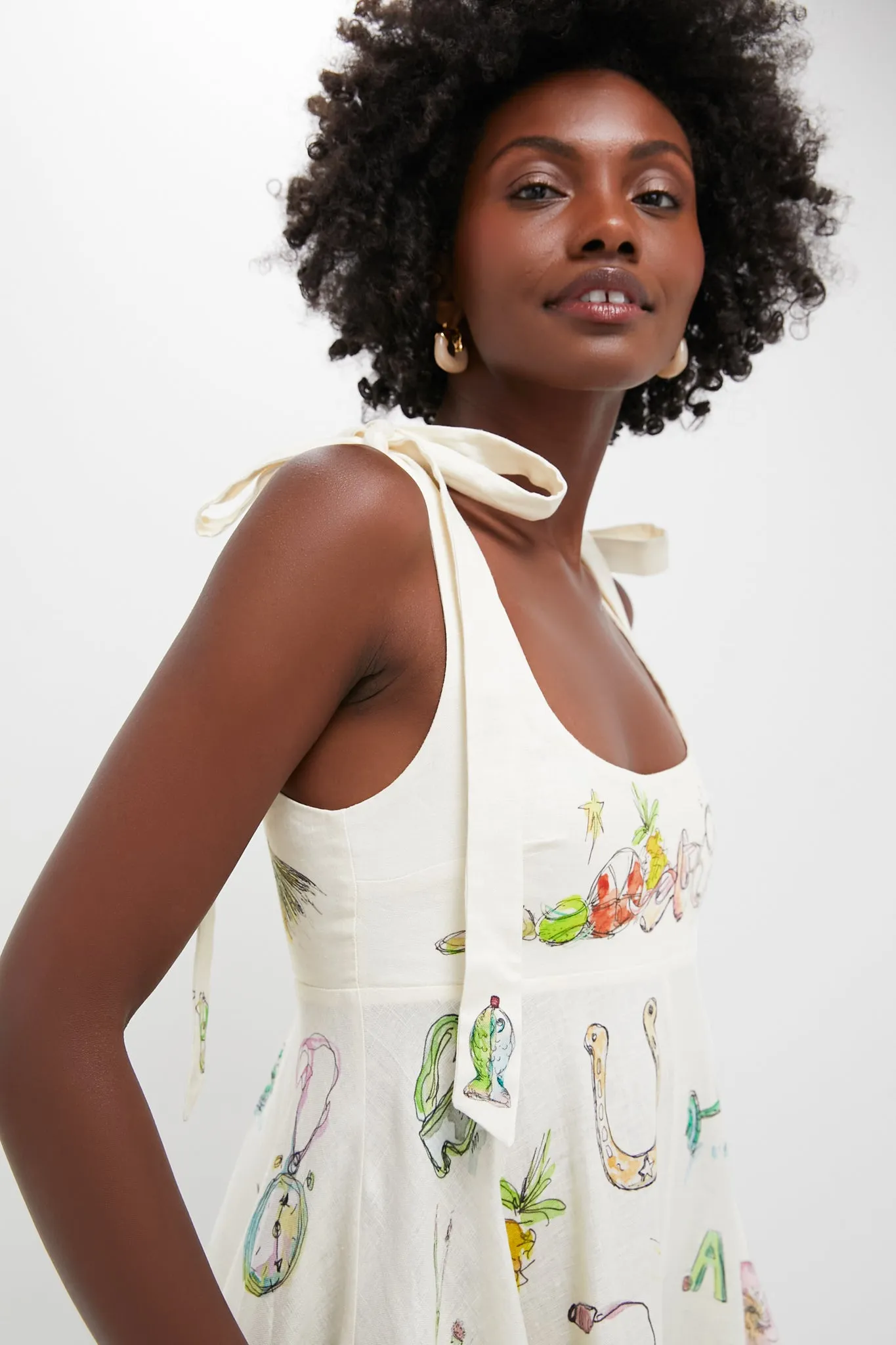 Cream Anouk Ballet Sundress