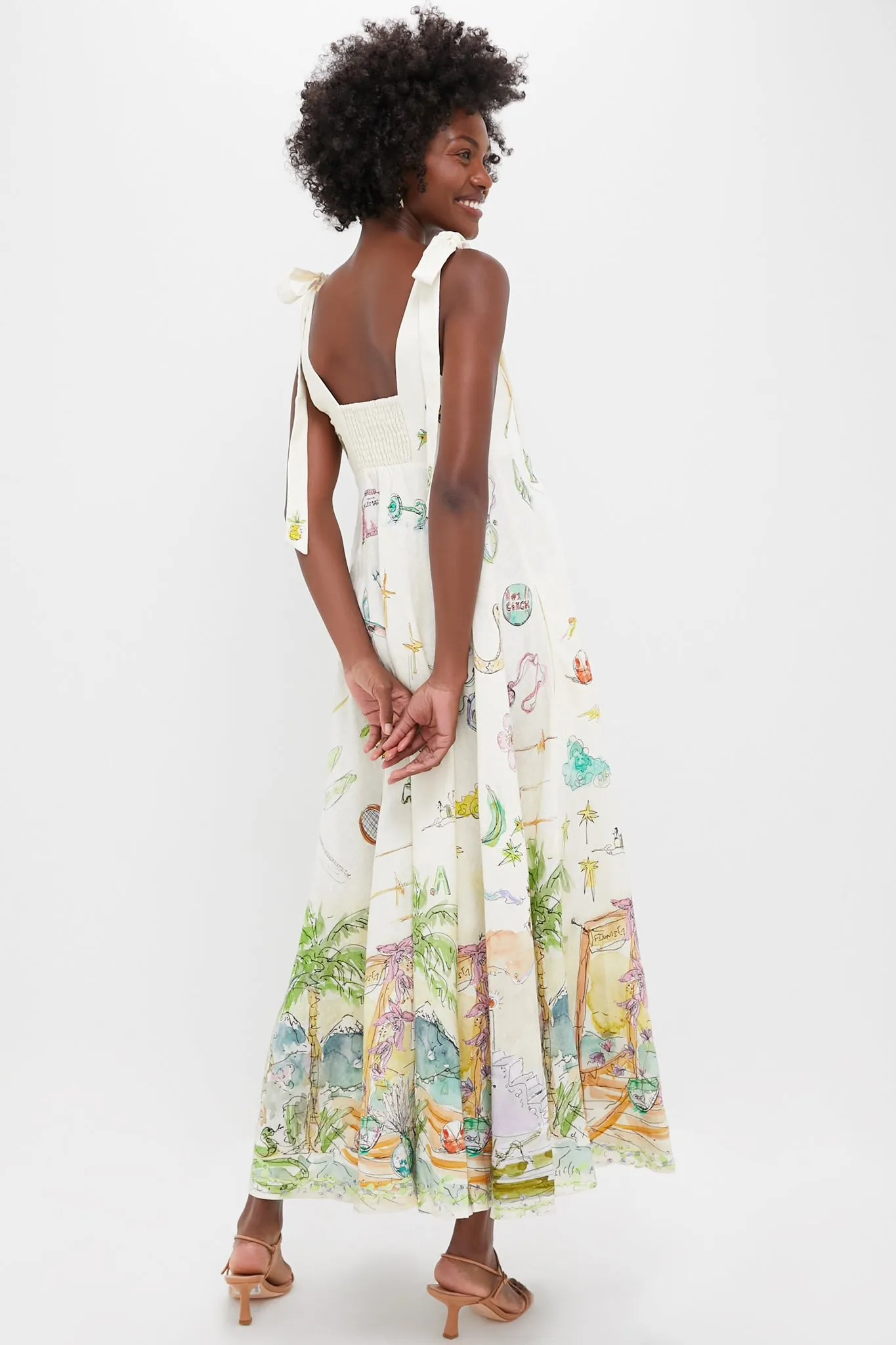 Cream Anouk Ballet Sundress