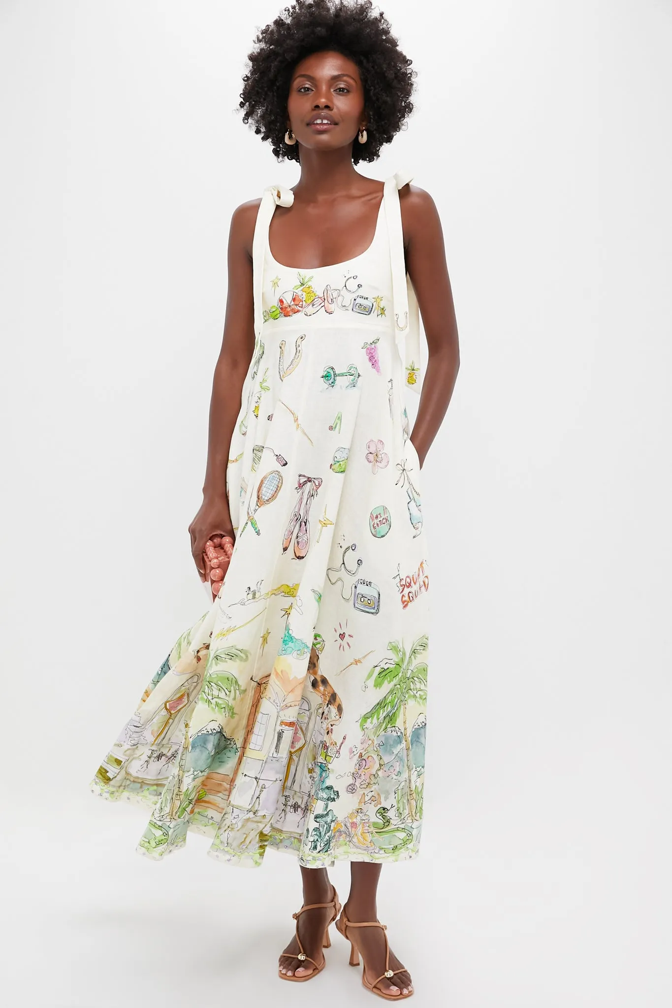 Cream Anouk Ballet Sundress