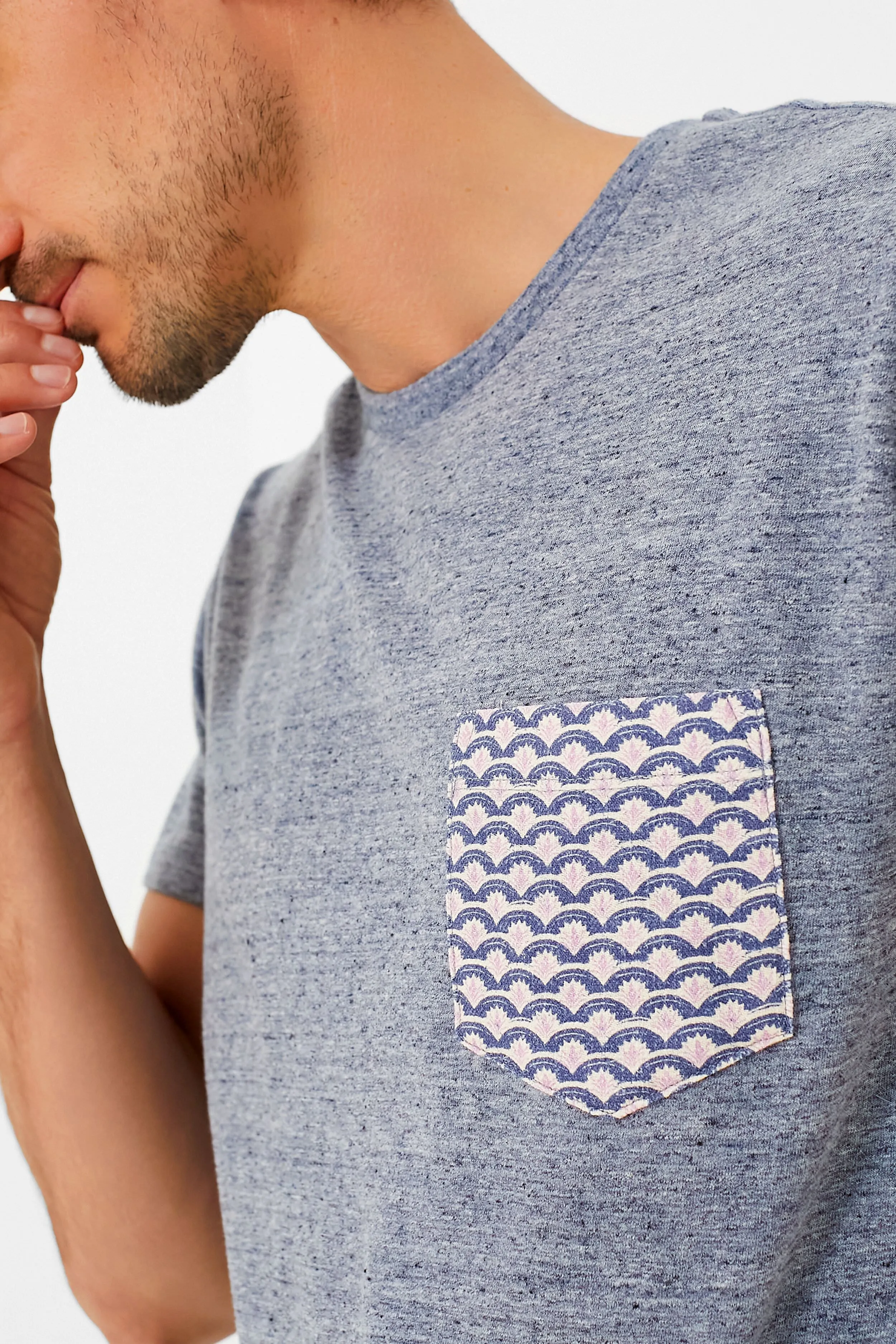 Denim Neps Signature Pocket Tee
