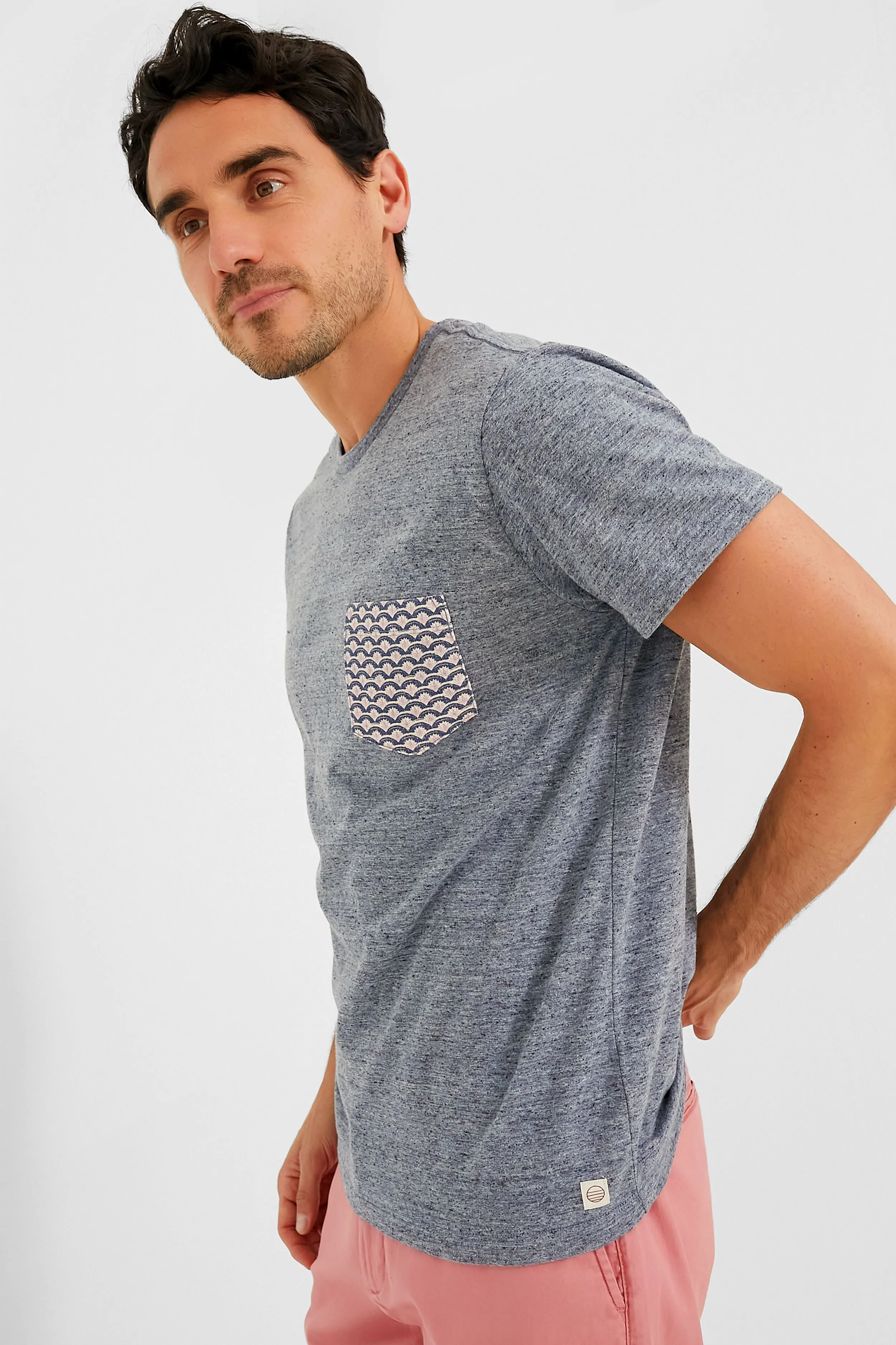 Denim Neps Signature Pocket Tee