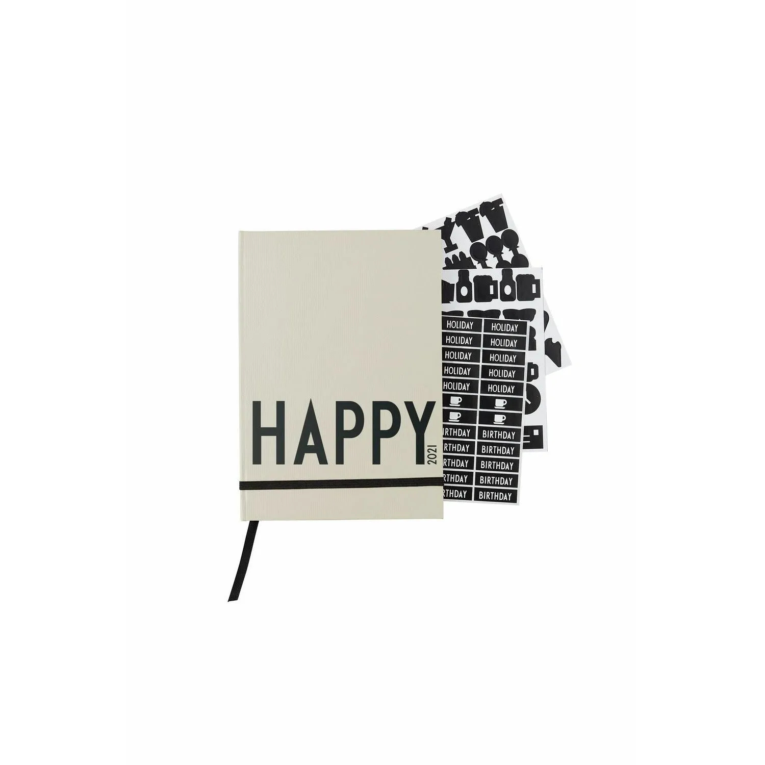 Design Letters Calendar 2021, Gray