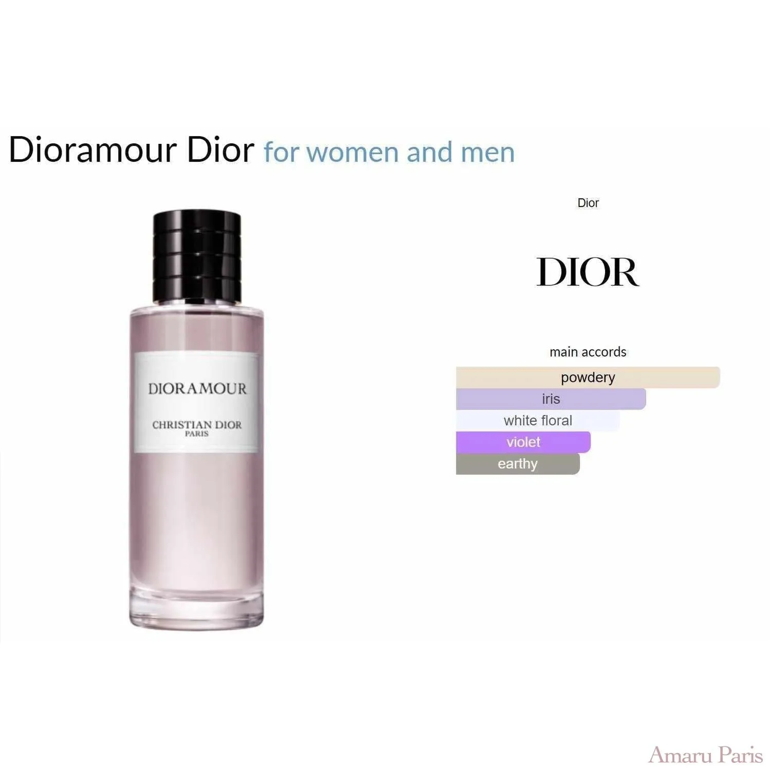 Dioramour Dior for women and men