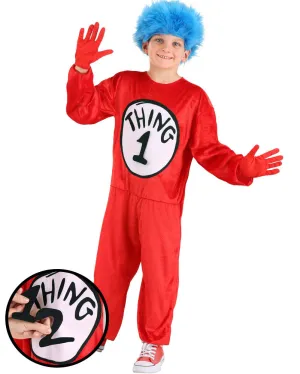 Dr Seuss Thing 1 and 2 Kids Costume