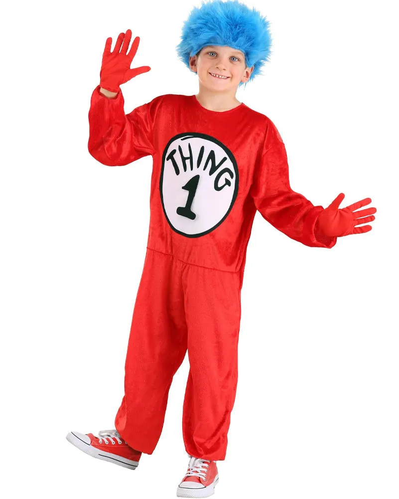 Dr Seuss Thing 1 and 2 Kids Costume