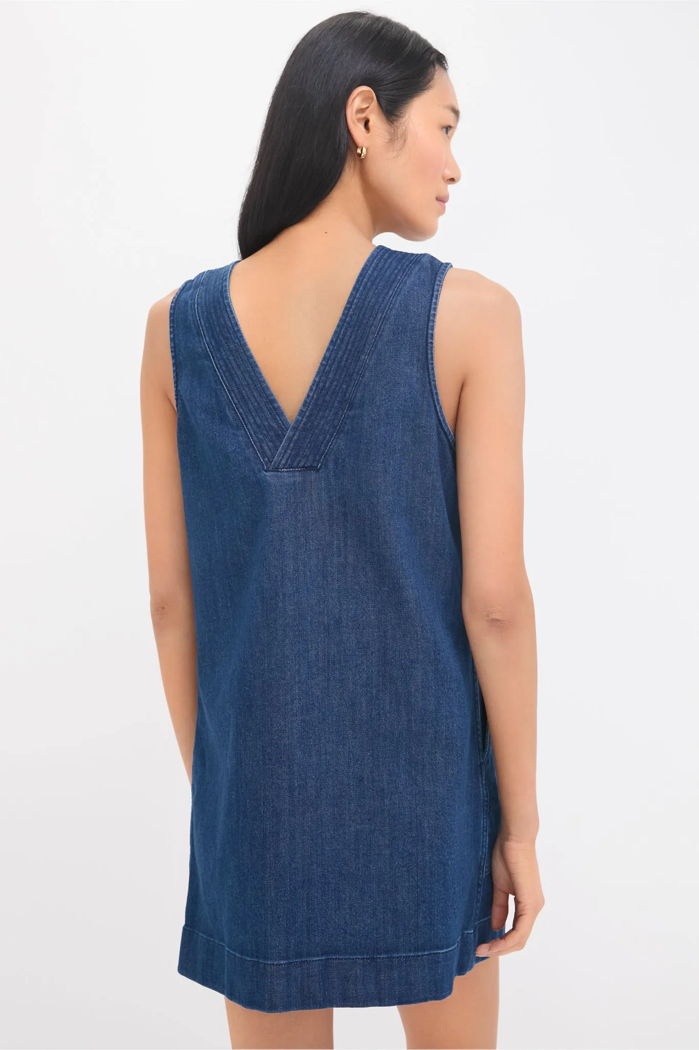 Dusk Dive Wash Azure Dress