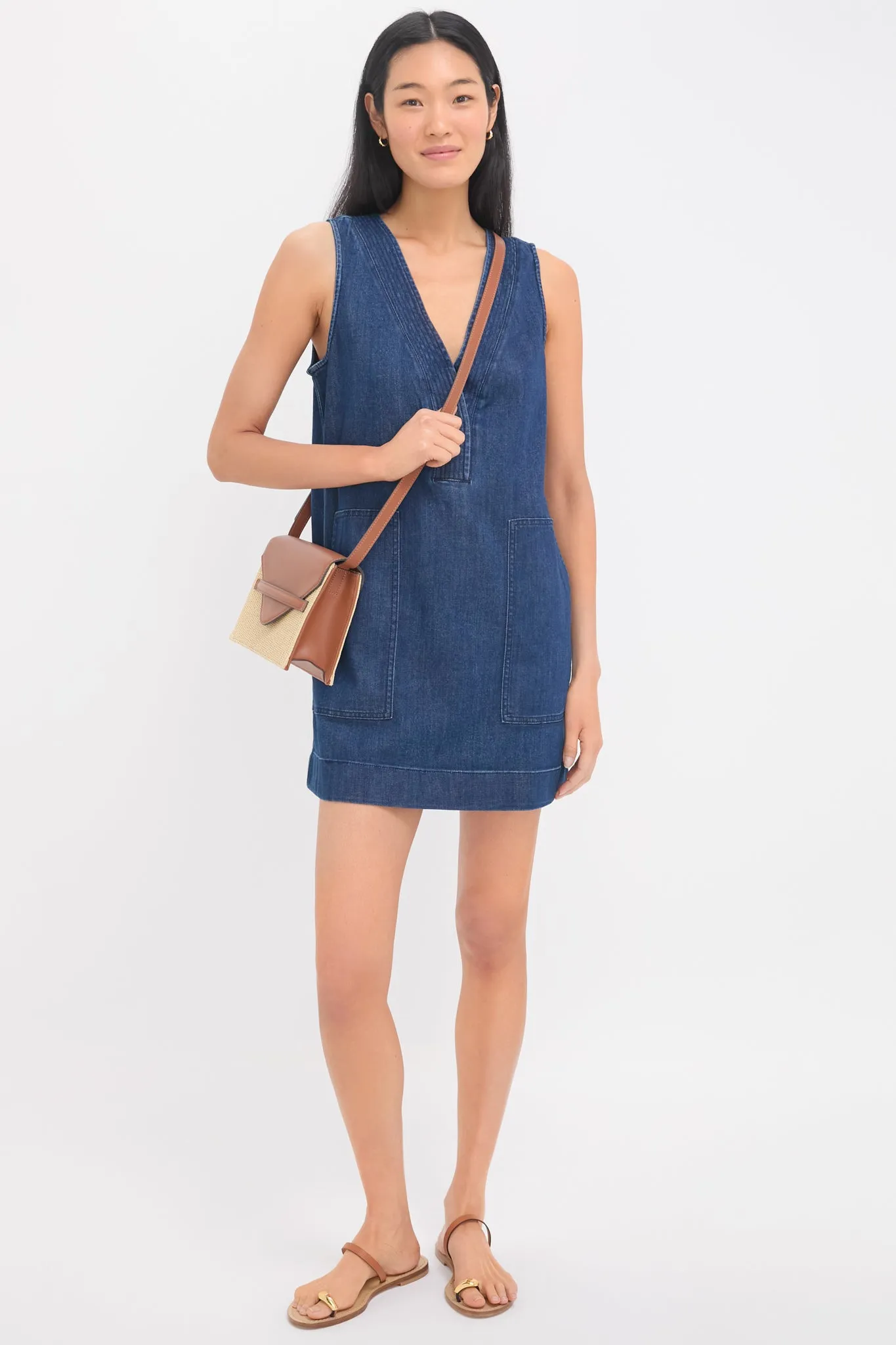 Dusk Dive Wash Azure Dress