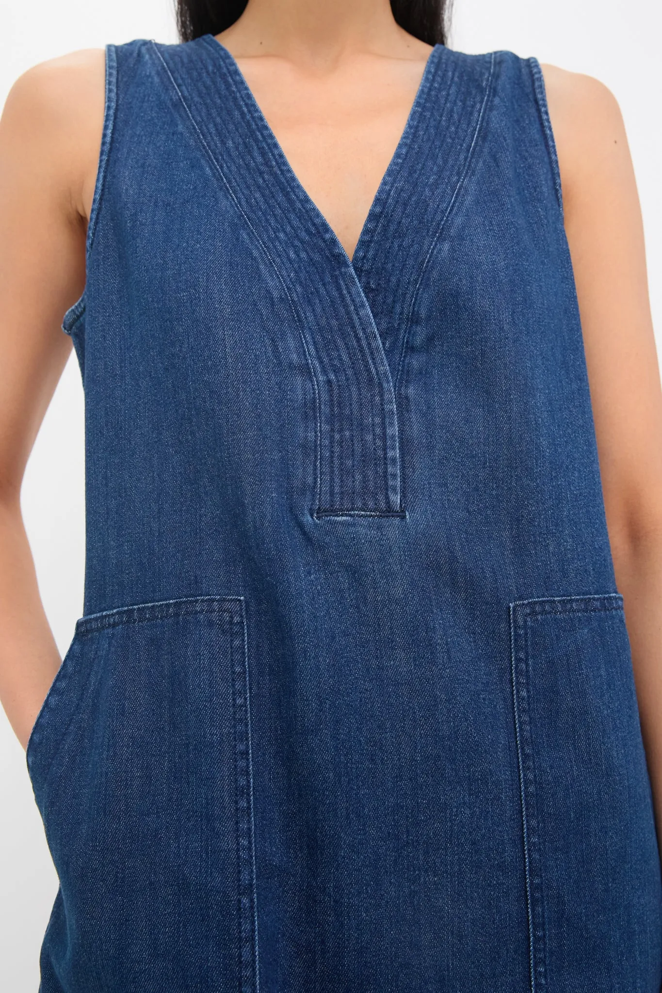 Dusk Dive Wash Azure Dress