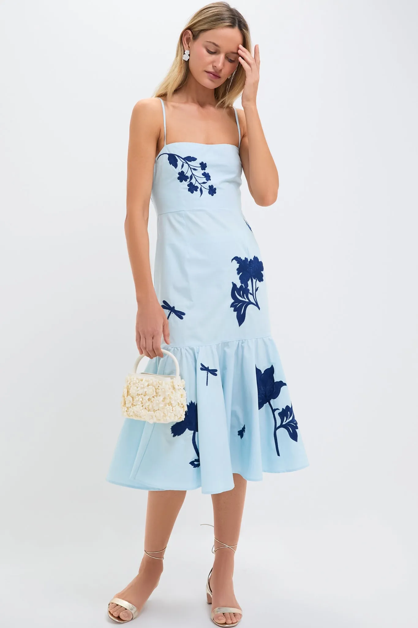 Exclusive Blue Gayelle Dress