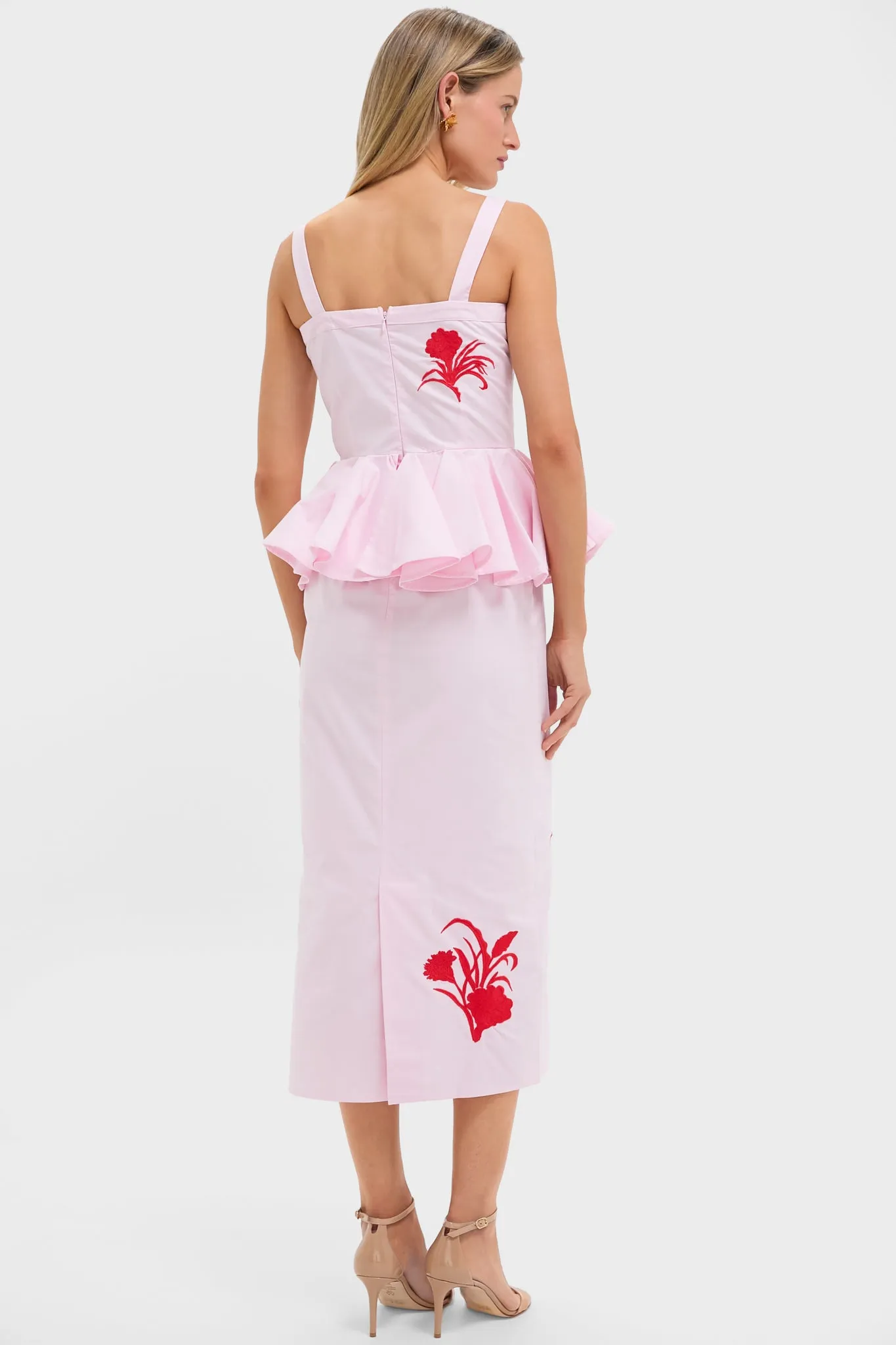Exclusive Pink and Red Noemine Dress