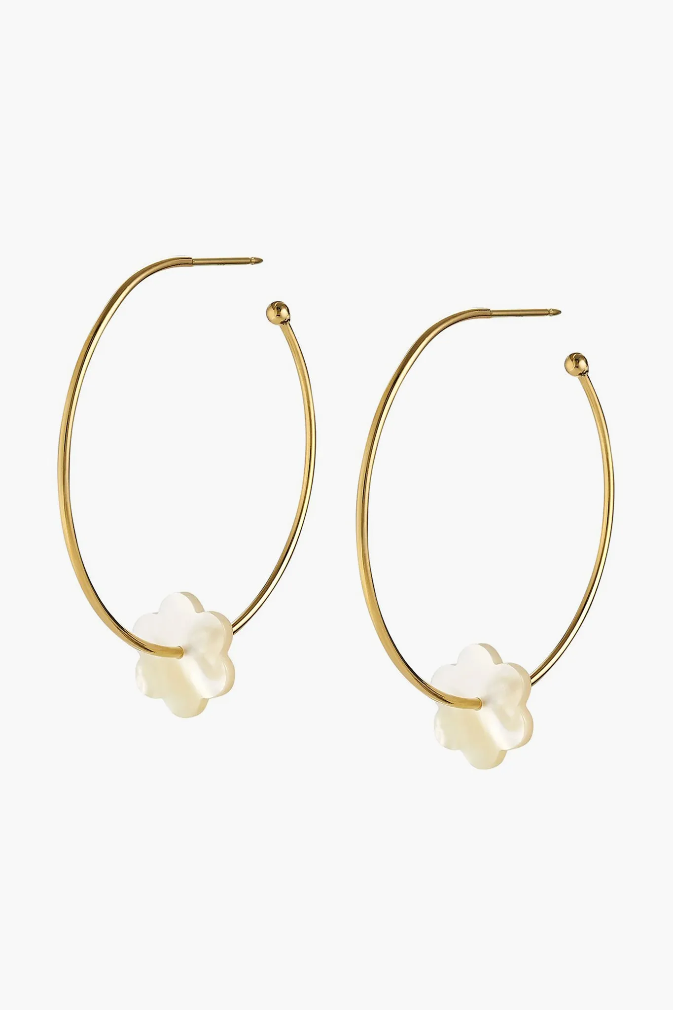 Flowers Hoop-La Earrings