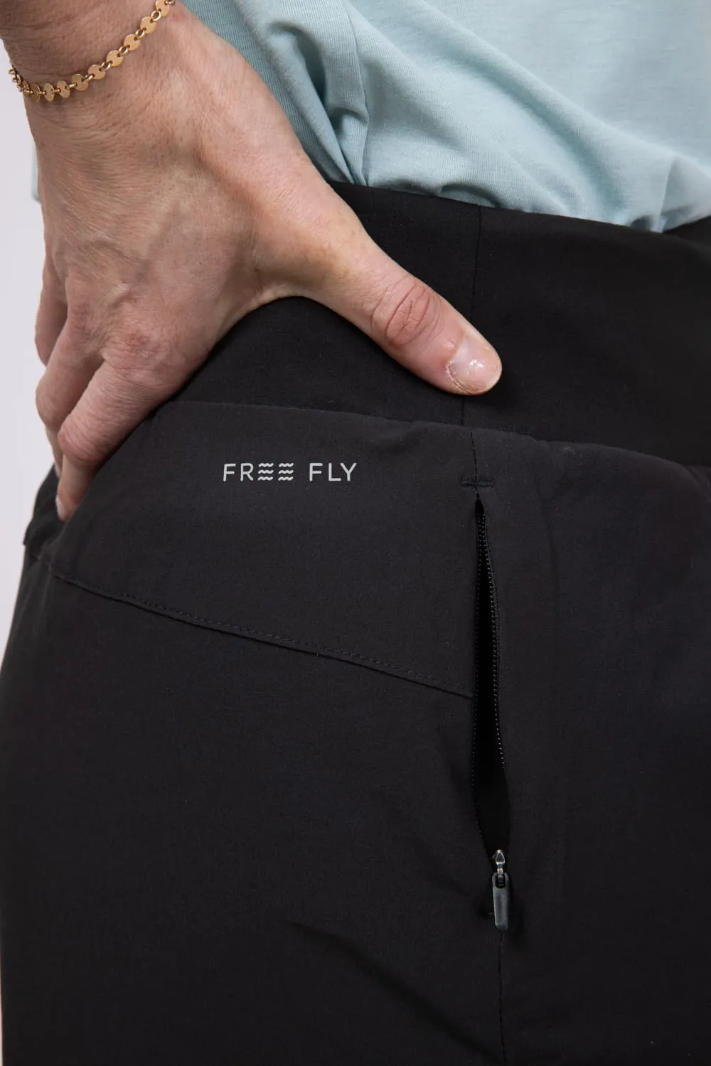 Free Fly Bamboo-Lined Breeze Shorts for Women in Black | WLABS3-BLACK