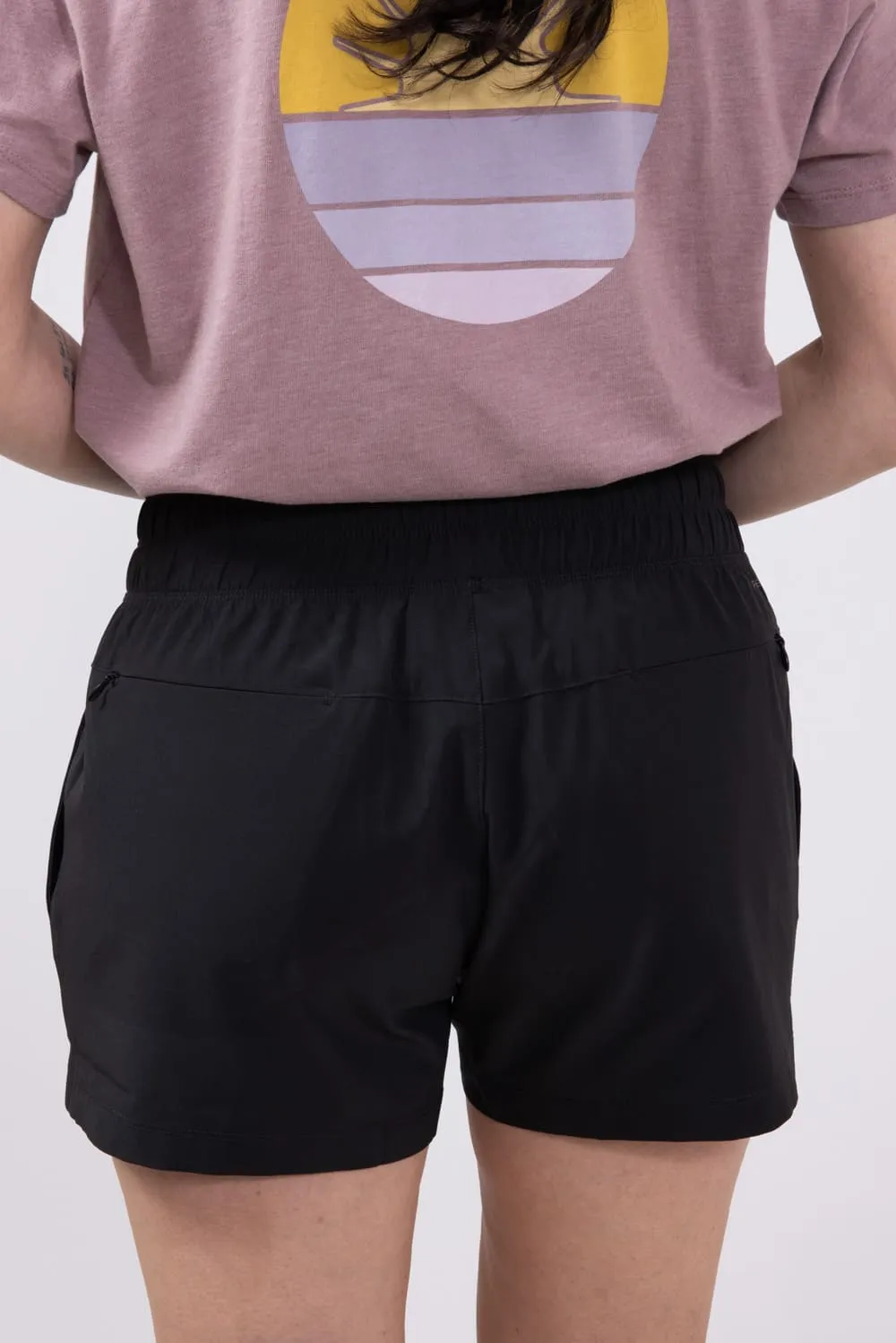 Free Fly Pull-On Breeze Shorts for Women in Black | WPO-BLACK