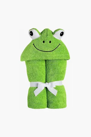 Frog Hooded Baby Towel